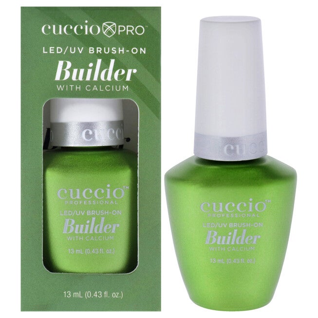 LED-UV Brush-On Builder Gel with Calcium by Cuccio Pro for Women - 0.43 oz Nail Polish, See Description, hi-res image number null