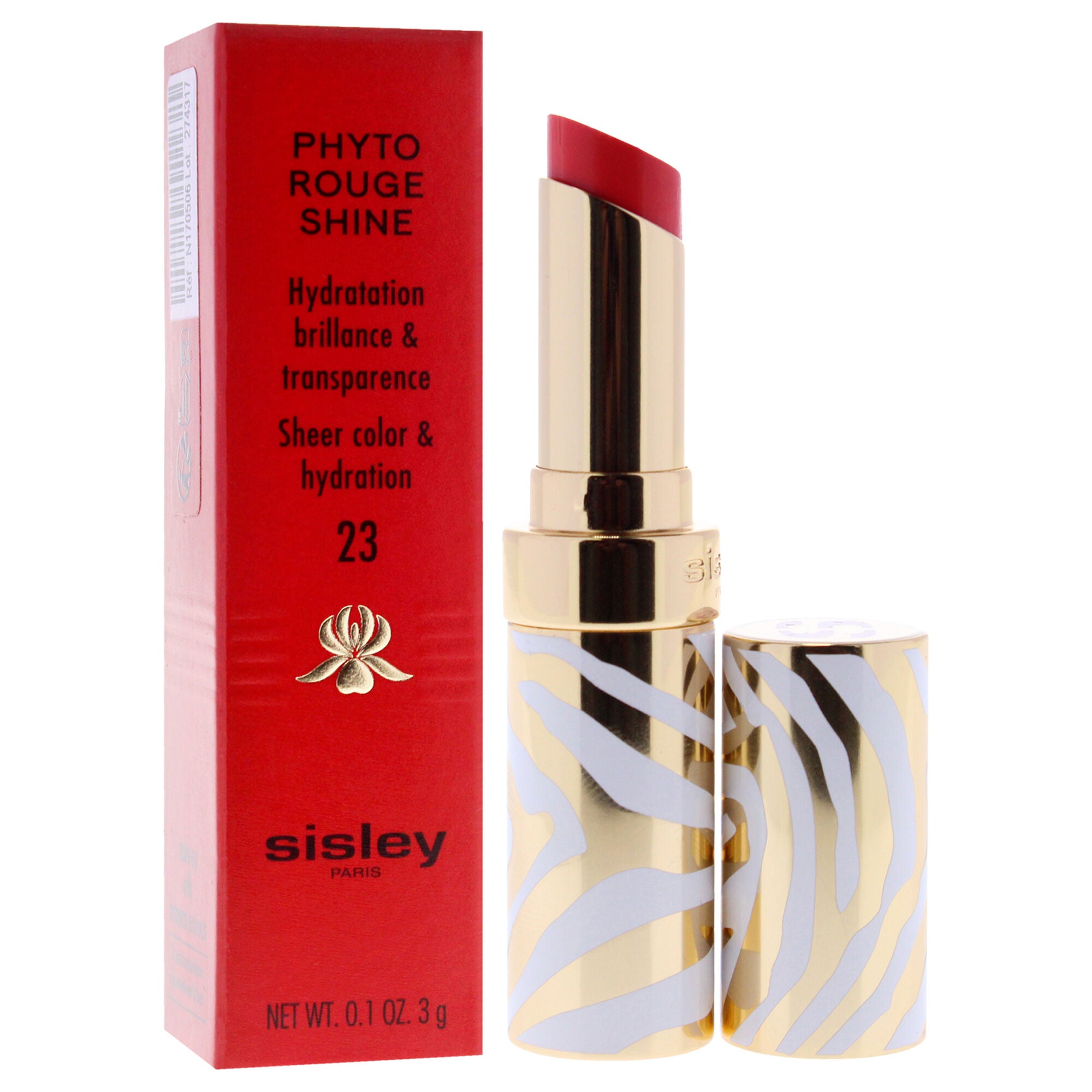 Phyto-Rouge Shine Lipstick - 23 Sheer Flamingo by Sisley for Women - 0.1 oz Lipstick, See Description, alternate image number 1