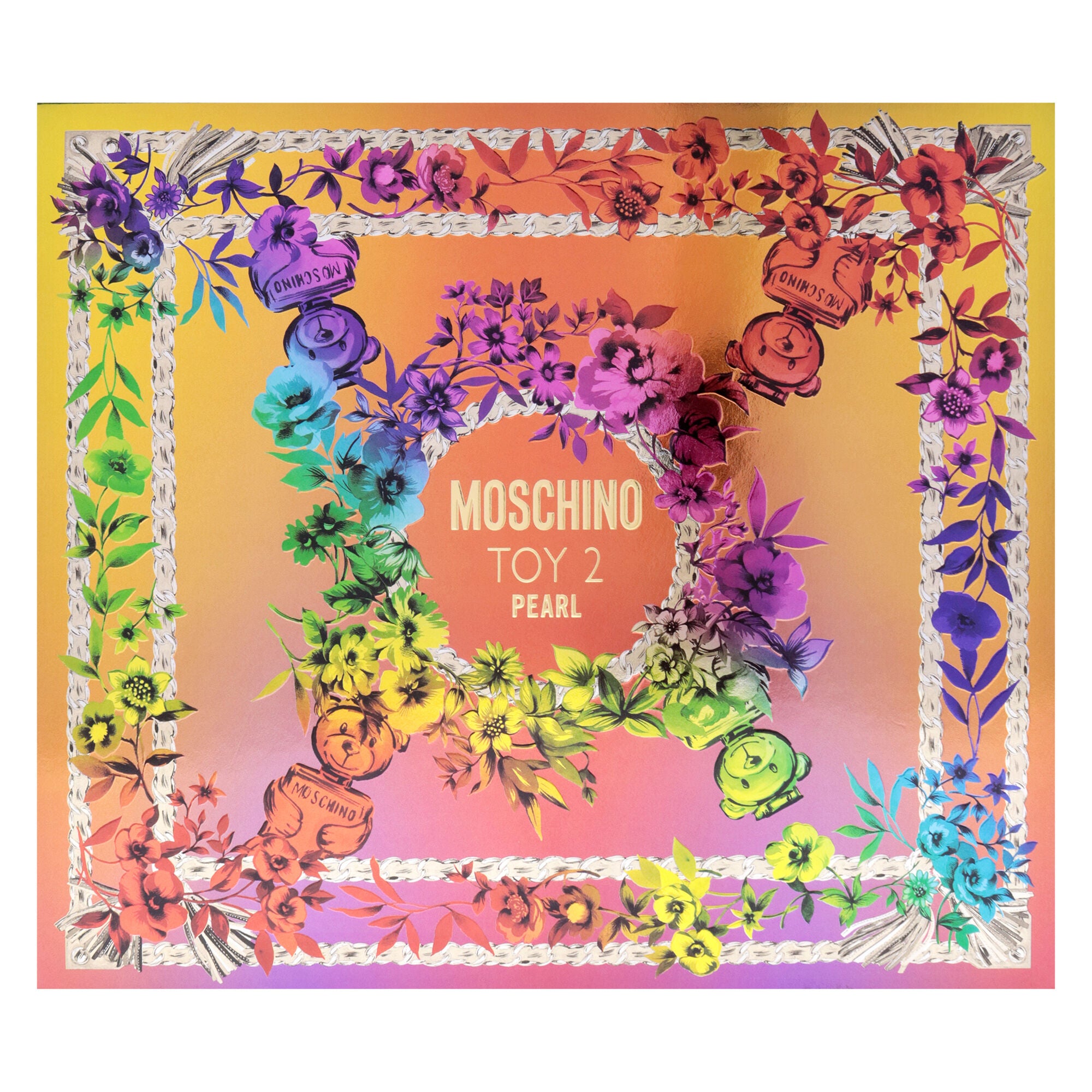 Moschino Toy 2 Pearl by Moschino for Unisex - 3 Pc Gift Set 3.4oz EDP Spray, 3.4oz Body Lotion, 0.3oz EDP Spray (Mini), Clear, alternate image number 4