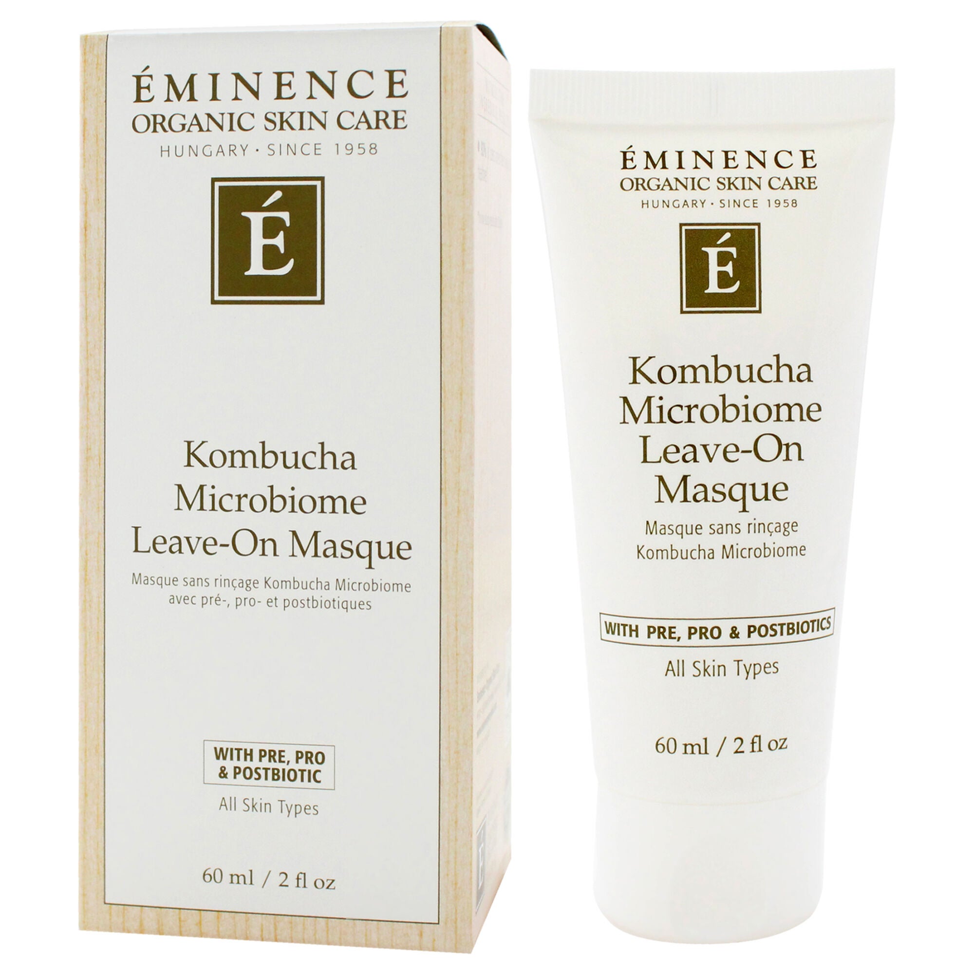 Kombucha Microbiome Leave-On Masque by Eminence for Unisex - 2 oz Masque, White, alternate image number 3