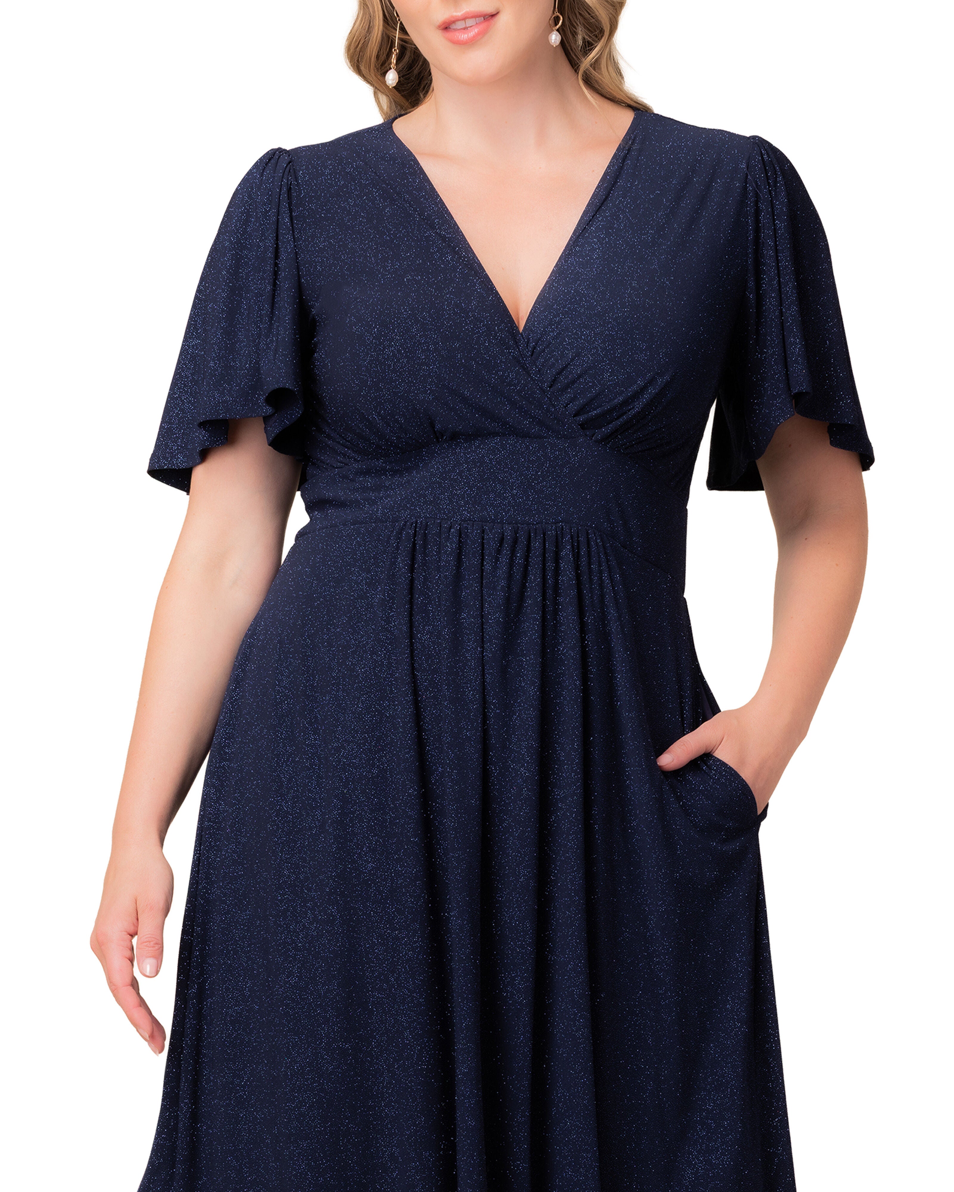 Crystal Cove Cocktail Dress, EVENING STAR / Navy, alternate image number 2