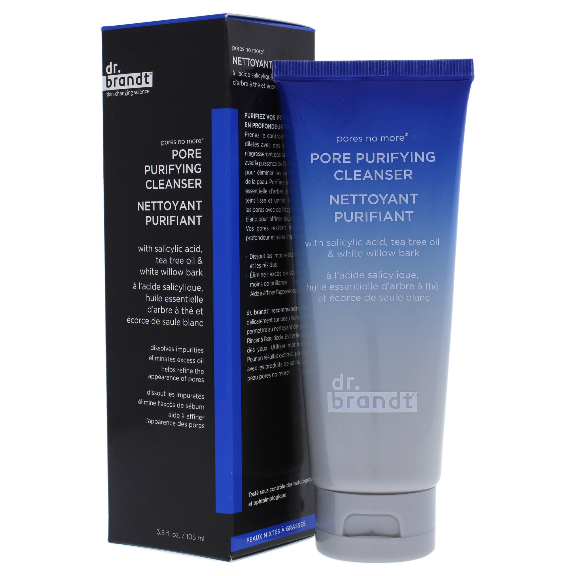 Pores No More Cleanser - Oily-Combination Skin by Dr. Brandt for Unisex - 3.5 oz Cleanser, NA, alternate image number 3