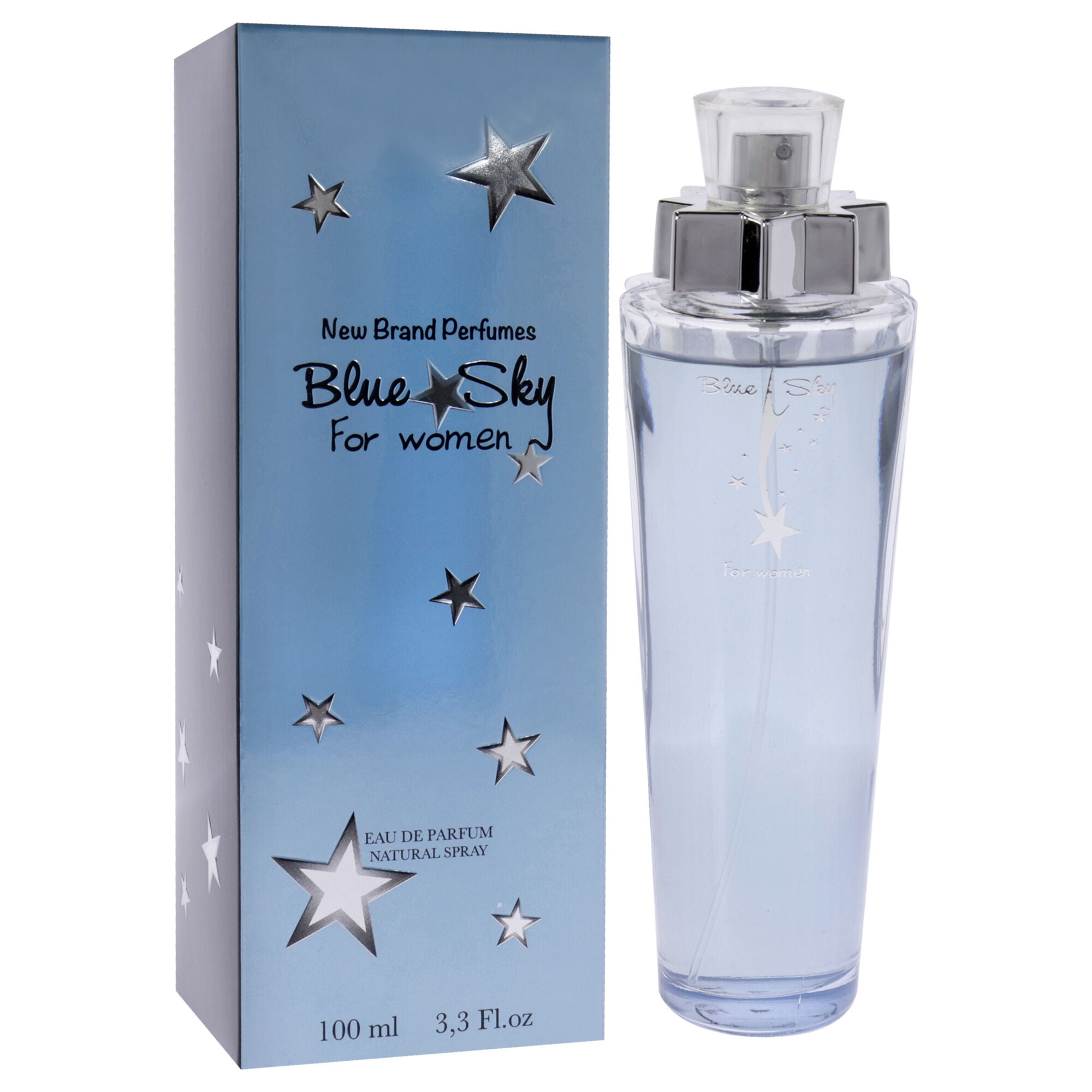 Blue Sky by New Brand for Women - 3.3 oz EDP Spray, Clear, alternate image number 1