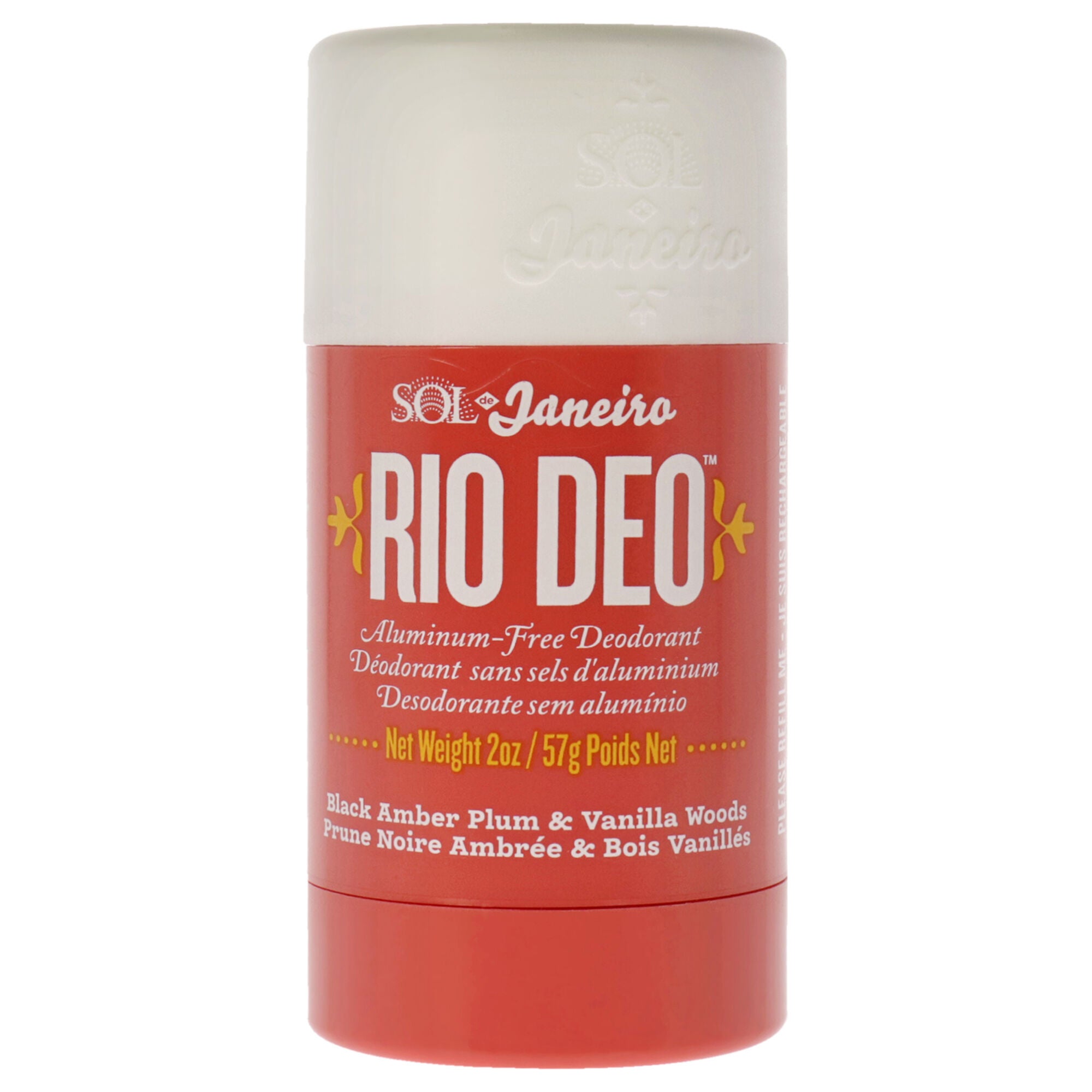 Rio Deo Aluminum-Free Deodorant - 40 Black Amber Plum and Vanilla Woods by Sol de Janeiro for Unisex, NA, hi-res image number 0