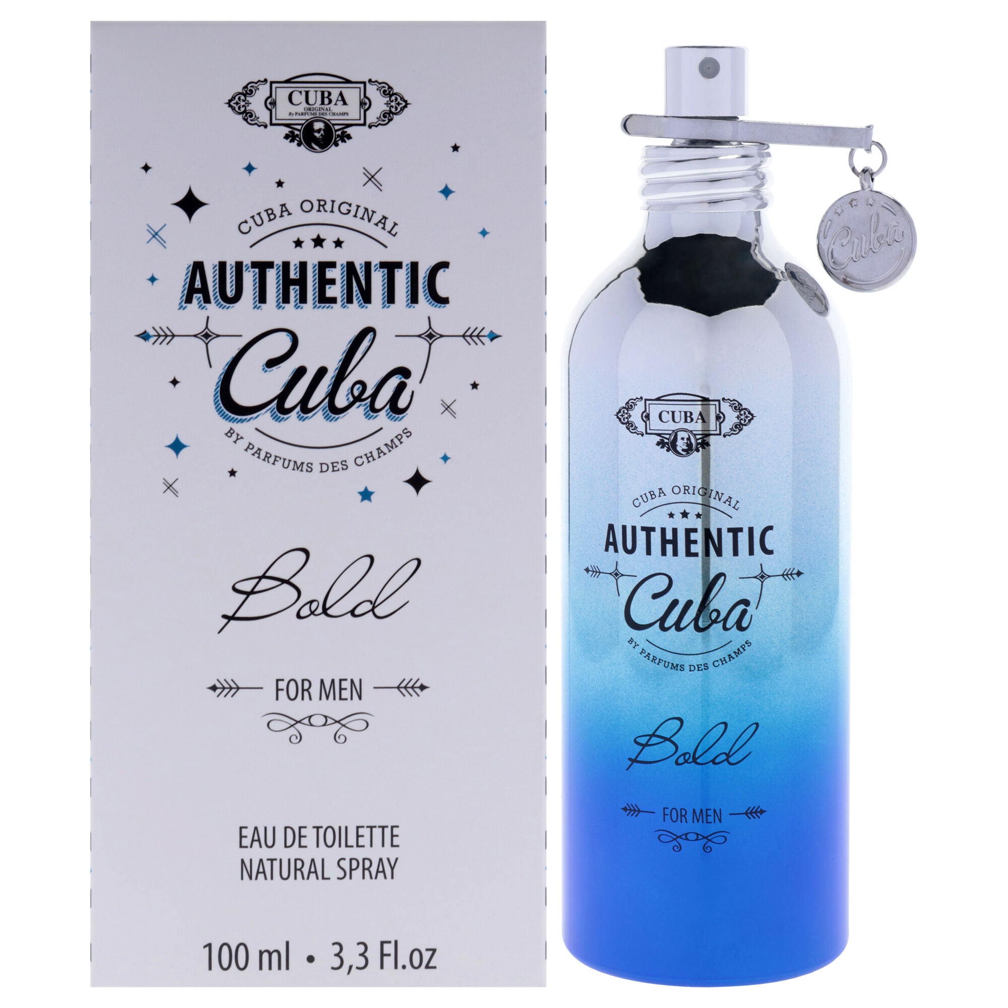 Cuba Authentic Bold by Cuba for Men - 3.3 oz EDT Spray, See Description, hi-res image number 0