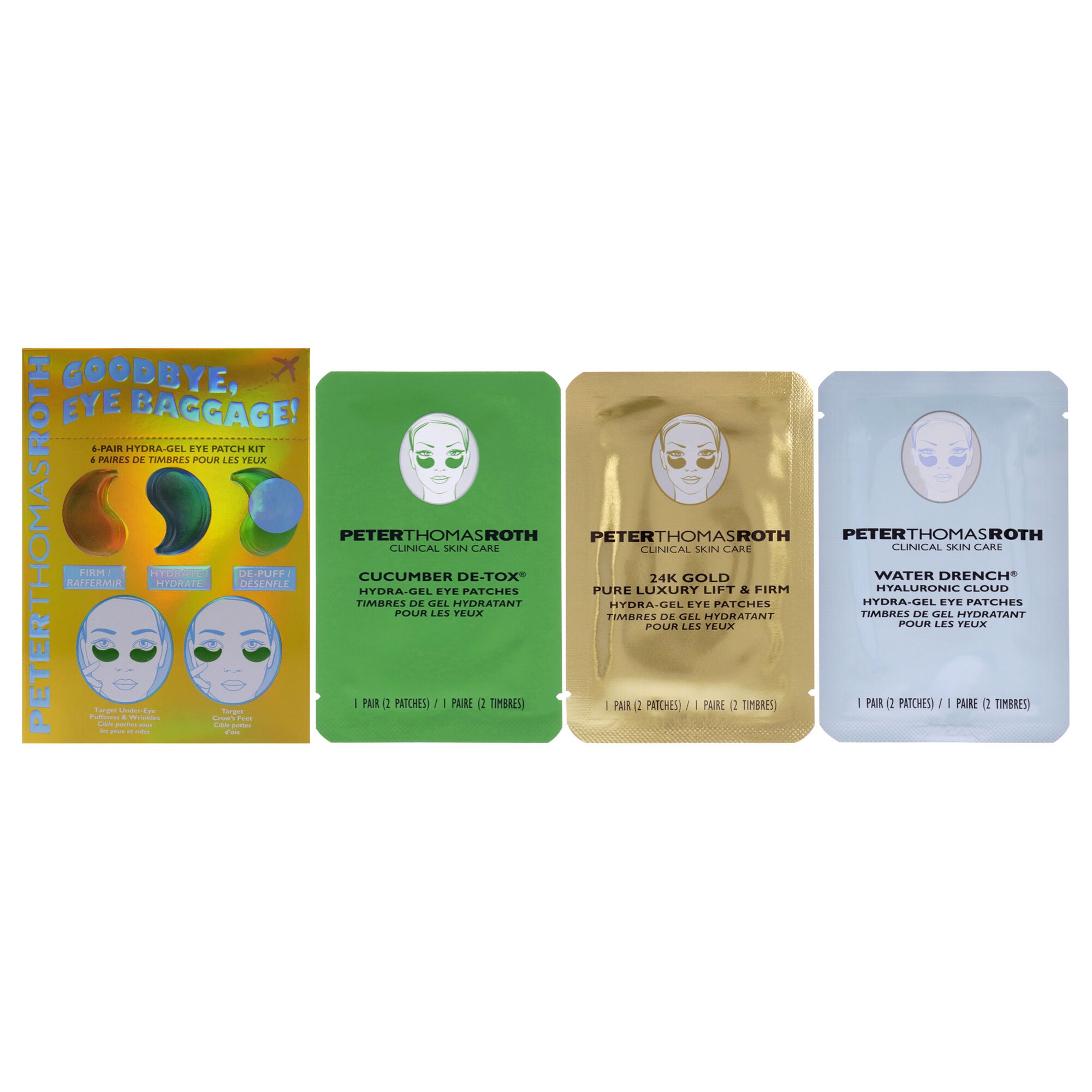 Goodbye Eye Baggage Hydra Gel Eye Patch Kit by Peter Thomas Roth for ...