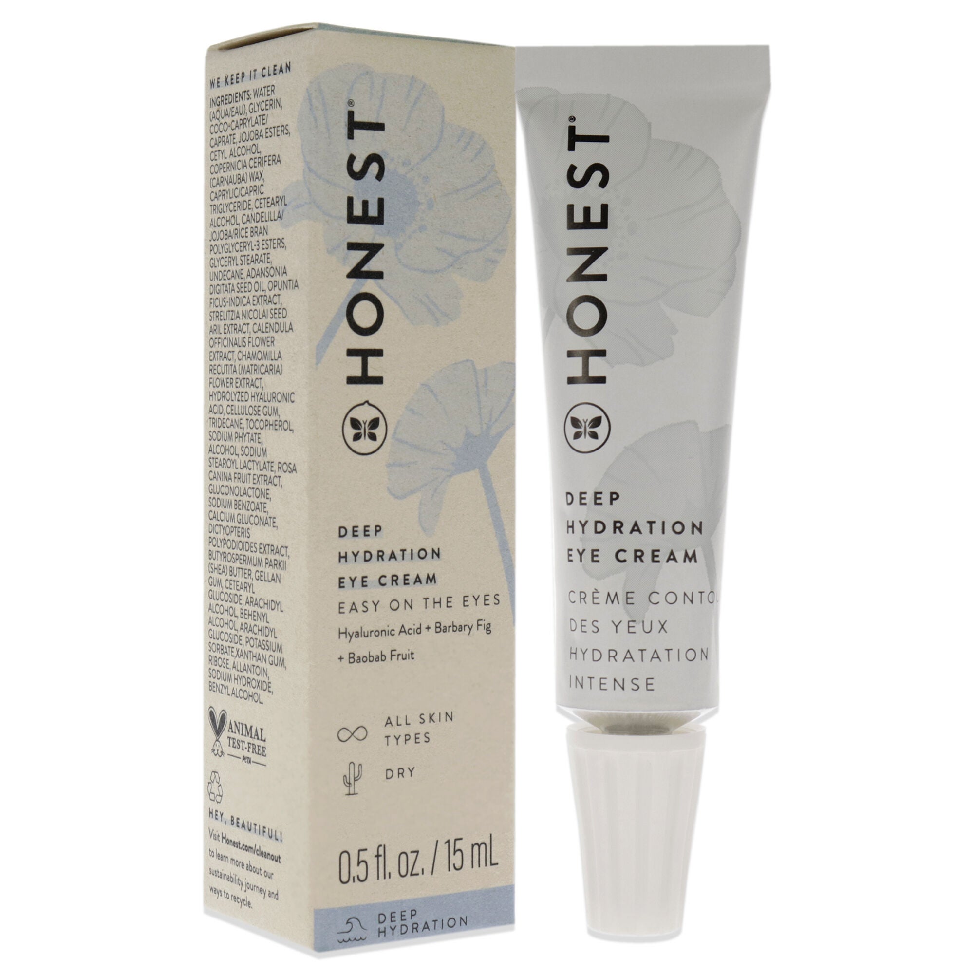 Deep Hydration Eye Cream by Honest for Women - 0.5 oz Cream, , alternate image number 6