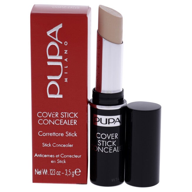 Cover Stick Concealer - 001 Light Beige by Pupa Milano for Women - 0.123 oz Concealer, NA, hi-res image number null