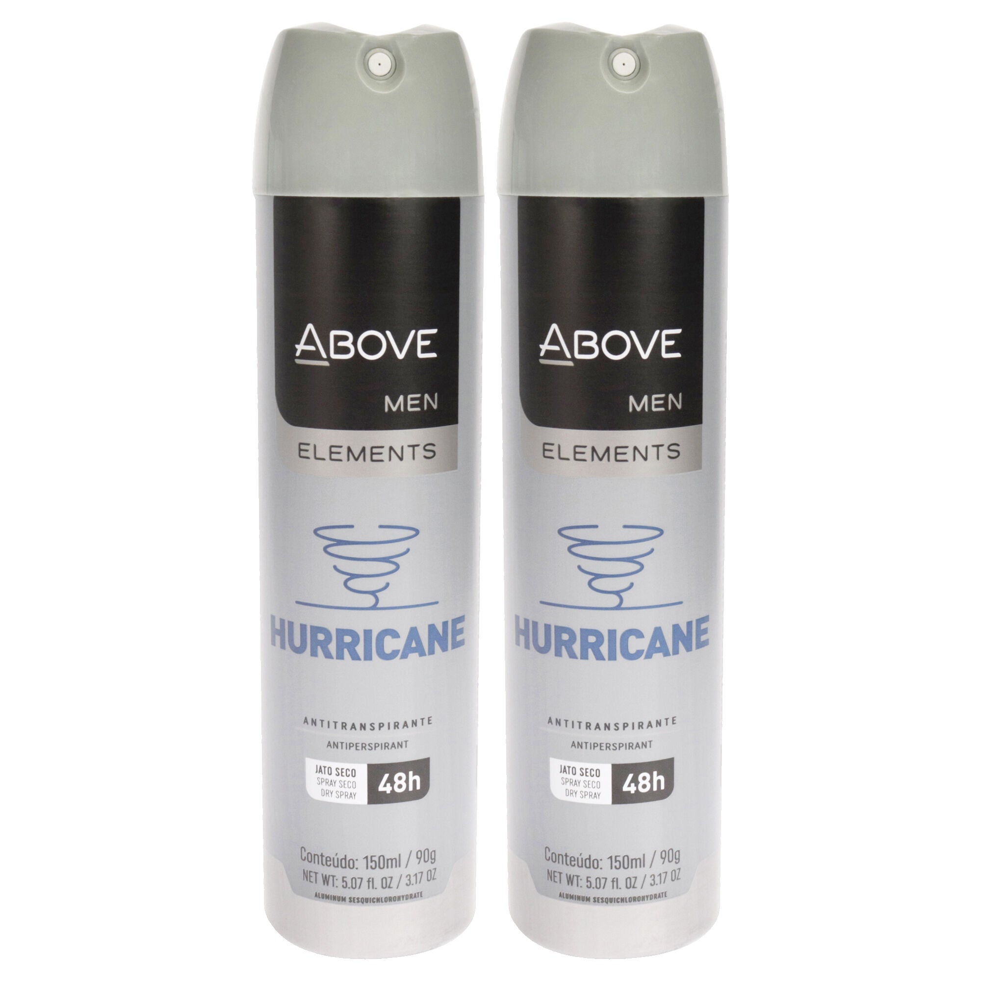 48 Hours Element Antiperspirant Deodorant - Hurricane by Above for Men - 3.17 oz Deodorant Spray - Pack of 2, See Description, hi-res image number 0