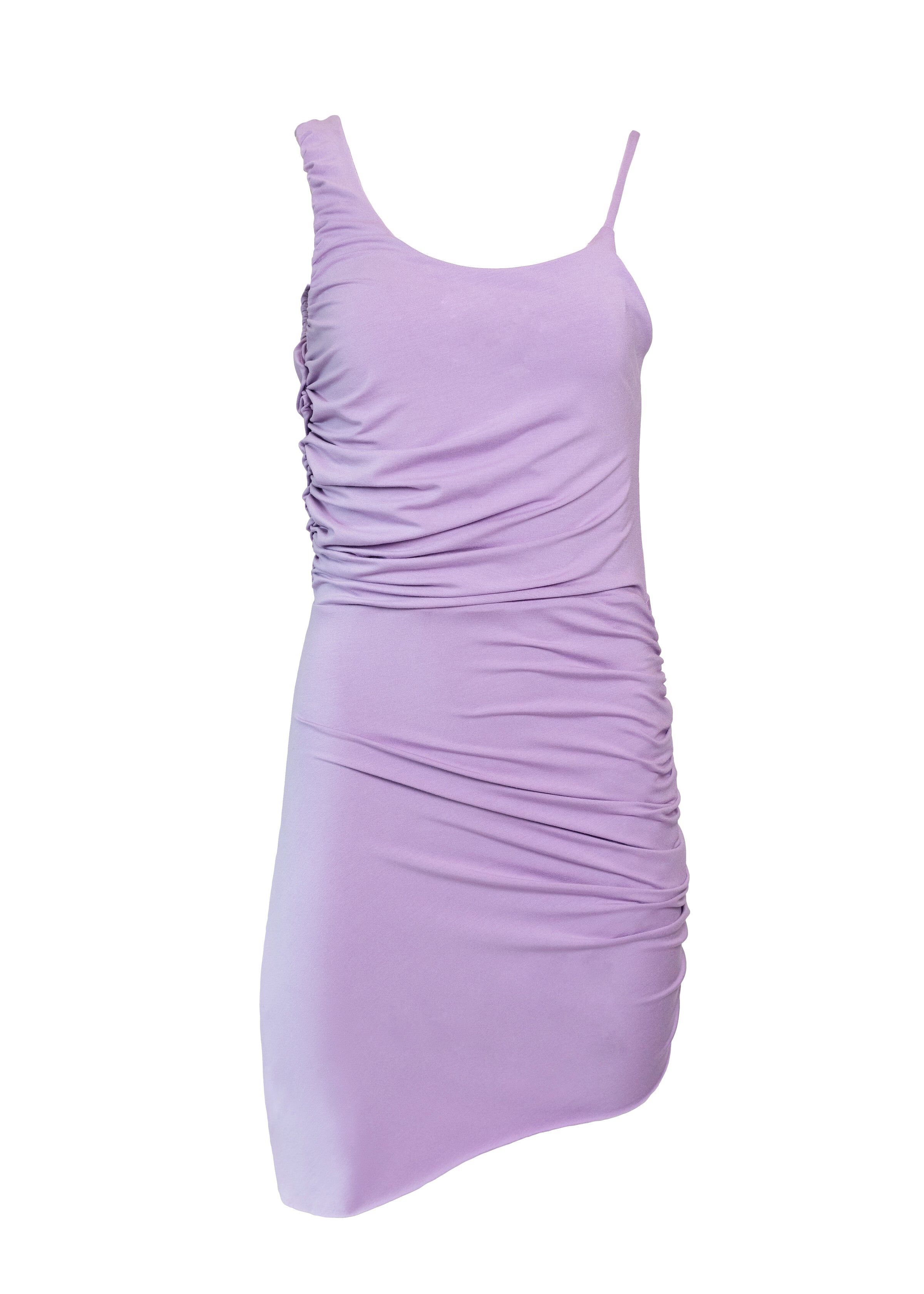 Asymmetrical Ruched Dress | Woman Within