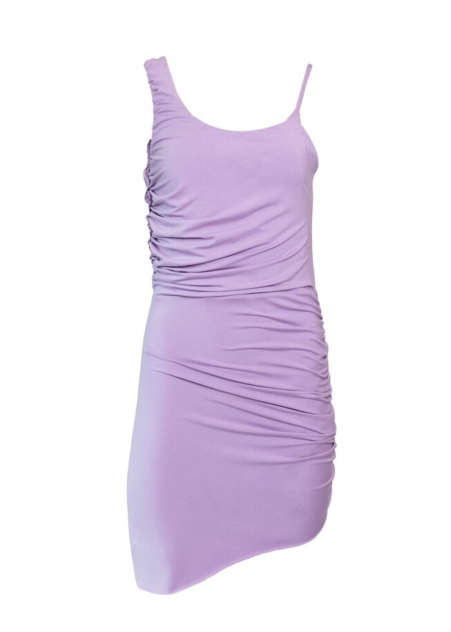 Asymmetrical Ruched Dress | Woman Within