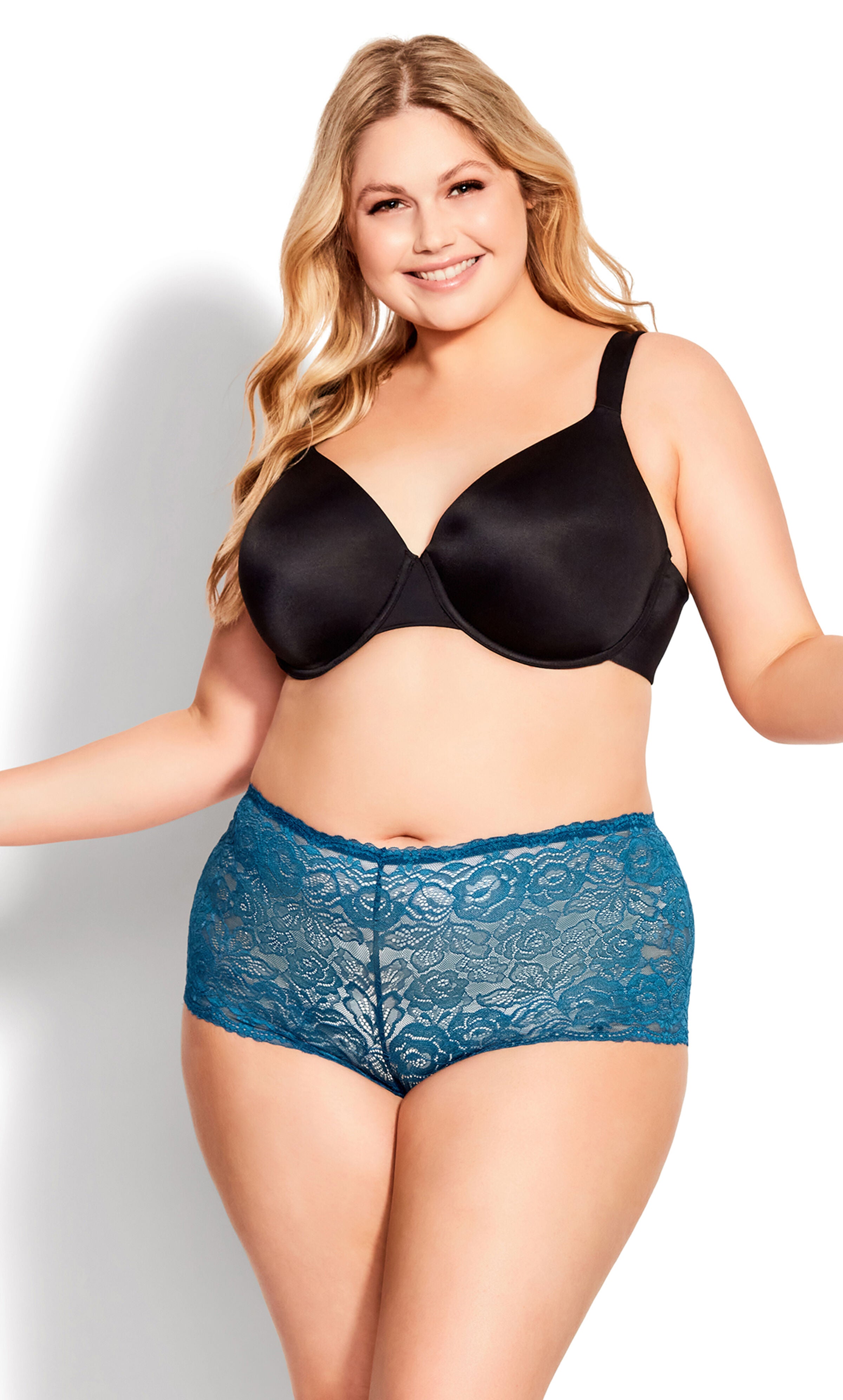 Lace Cheeky Brief - poseidon blue, Blue, hi-res image number 0