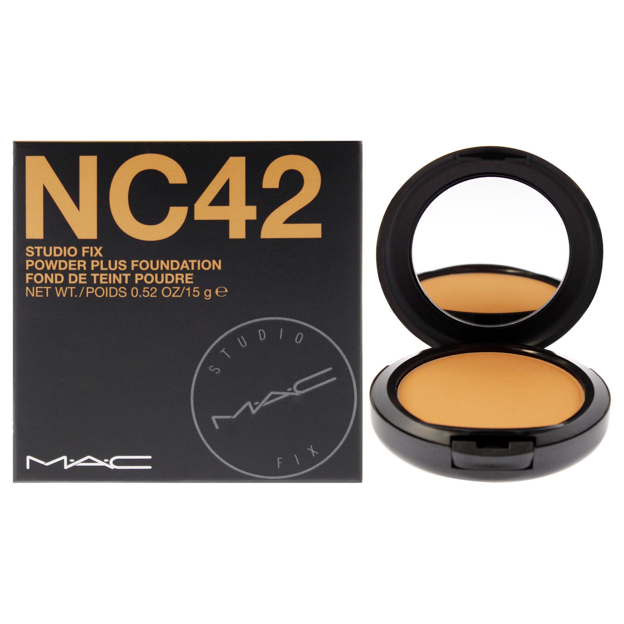 Studio Fix Powder Plus Foundation - NC42 by MAC for Women - 0.52 oz Foundation, See Description, hi-res image number 0