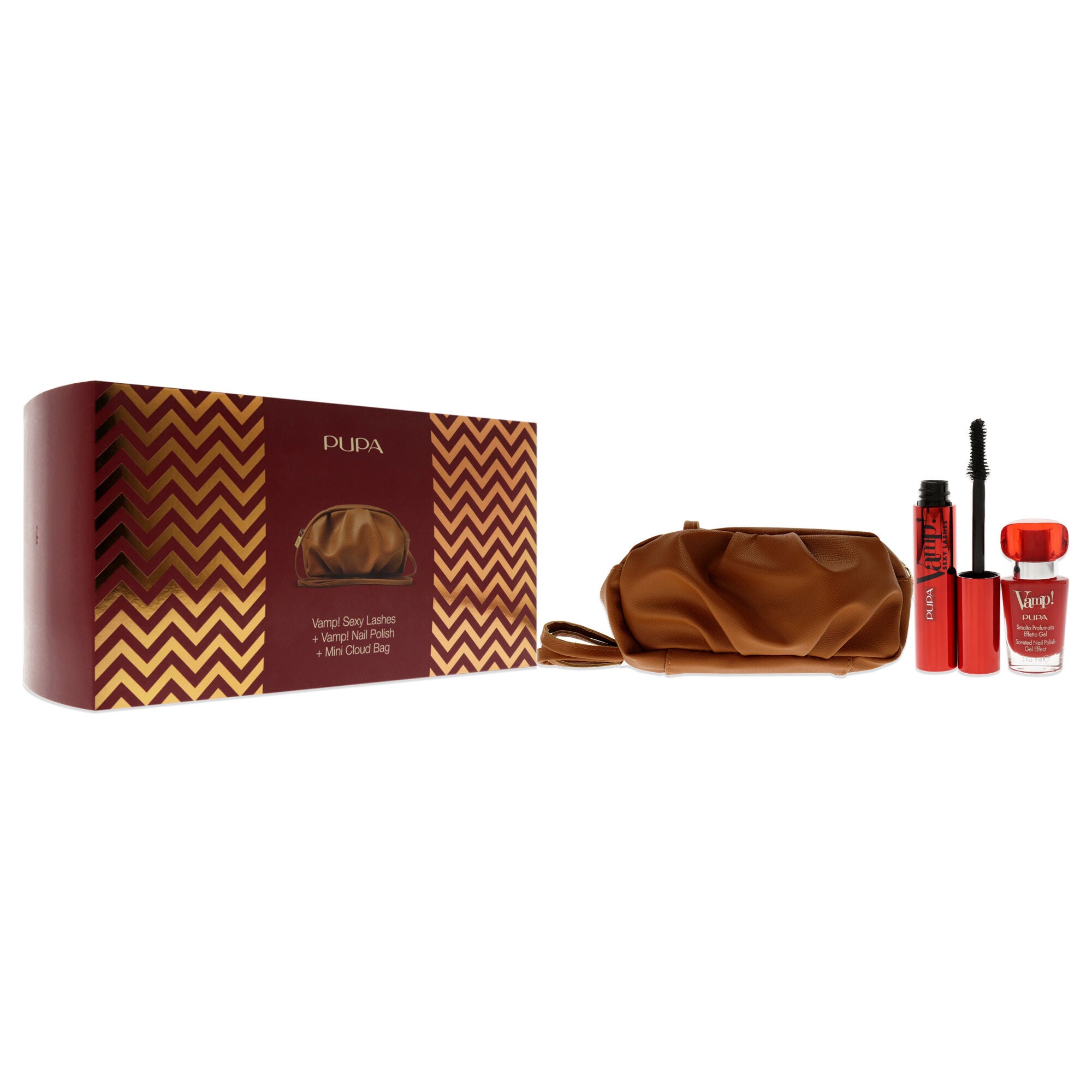 Vamp! Sexy Lashes and Vamp! Nail Polish Set by Pupa Milano for Women - 3 Pc Set, See Description, alternate image number 1