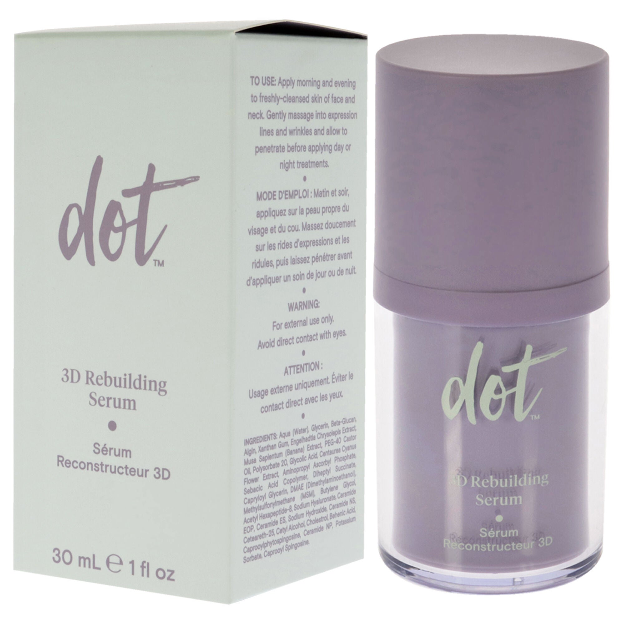 3D Rebuilding Serum by dot for Unisex - 1 oz Serum, , alternate image number 7