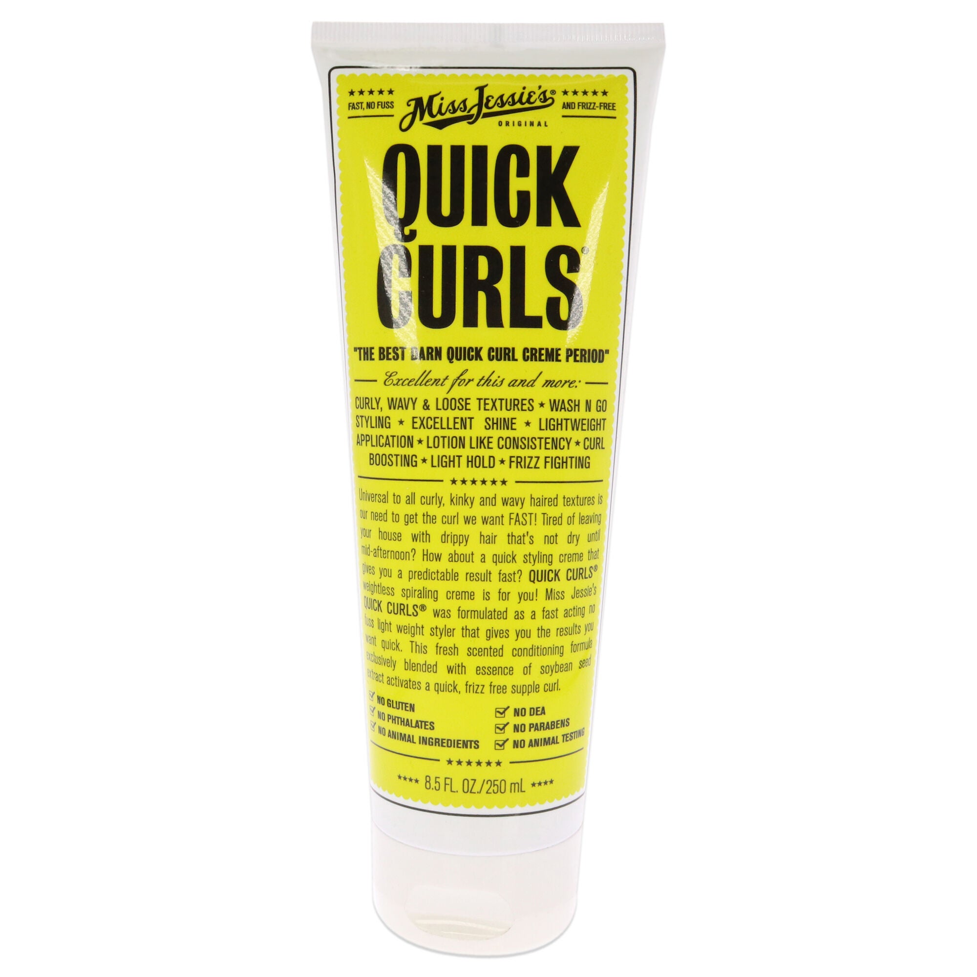 Quick Curls by Miss Jessies for Unisex - 8.5 oz Cream, See Description, hi-res image number 0