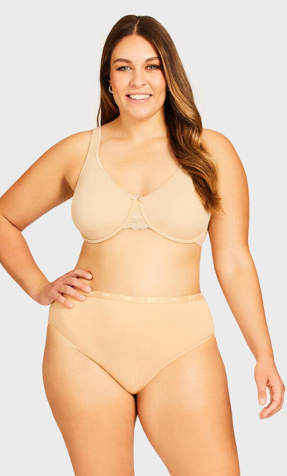 Comfort Hi Cut Brief - beige, Beige, hi-res image number 0