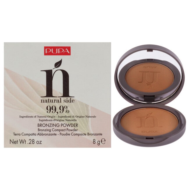 Natural Side Bronzing Powder - 002 Natural Bronze by Pupa Milano for Women - 0.28 oz Powder, NA, hi-res image number null