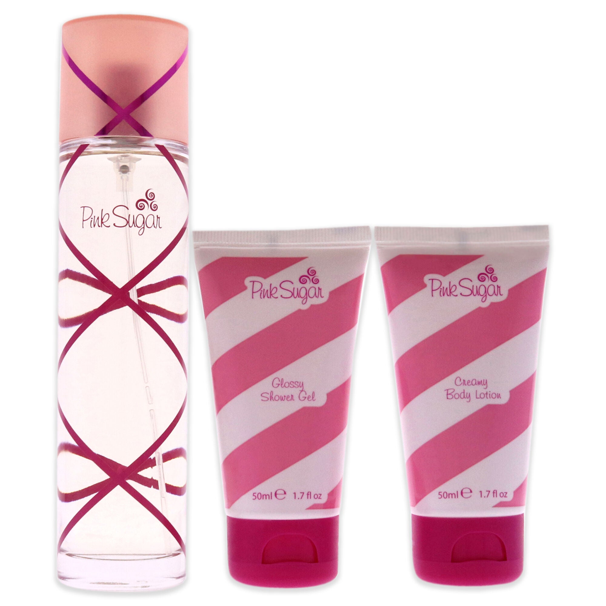 Pink Sugar Candy Magic by Aquolina for Women - 3 Pc Gift Set 3.4oz EDT Spray, 1.7oz Glossy Shower Gel, 1.7oz Creamy Body Lotion, , alternate image number 6