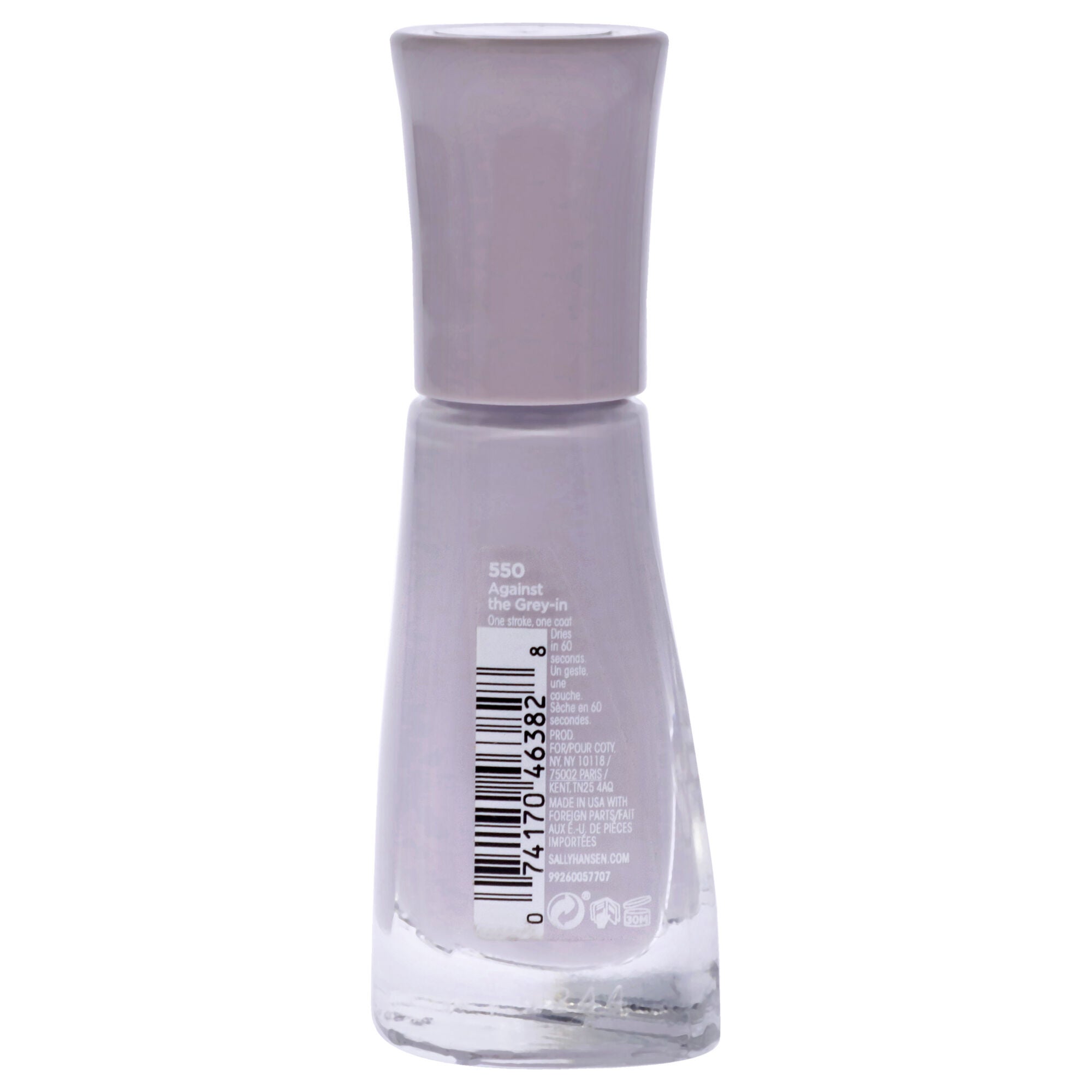 Insta-Dri Nail Color - 550 Against the Grey-In by Sally Hansen for Women - 0.31 oz Nail Polish, See Description, alternate image number 1
