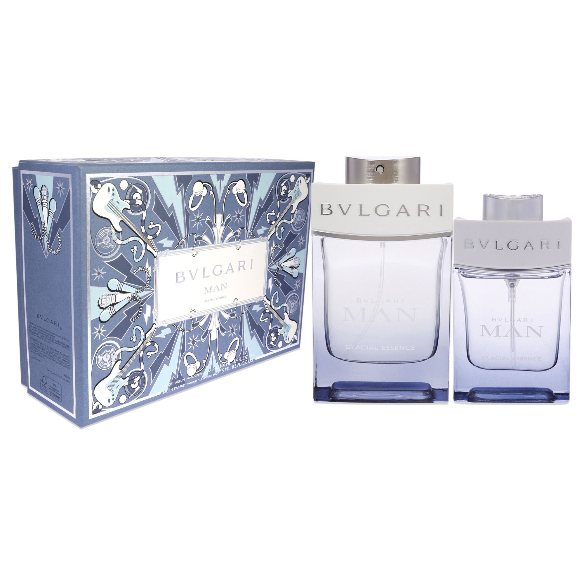 Bvlgari Man Glacial Essence by Bvlgari for Men - 2 Pc Gift Set 3.4oz EDP Spray, 0.5oz EDP Spray, , alternate image number 6