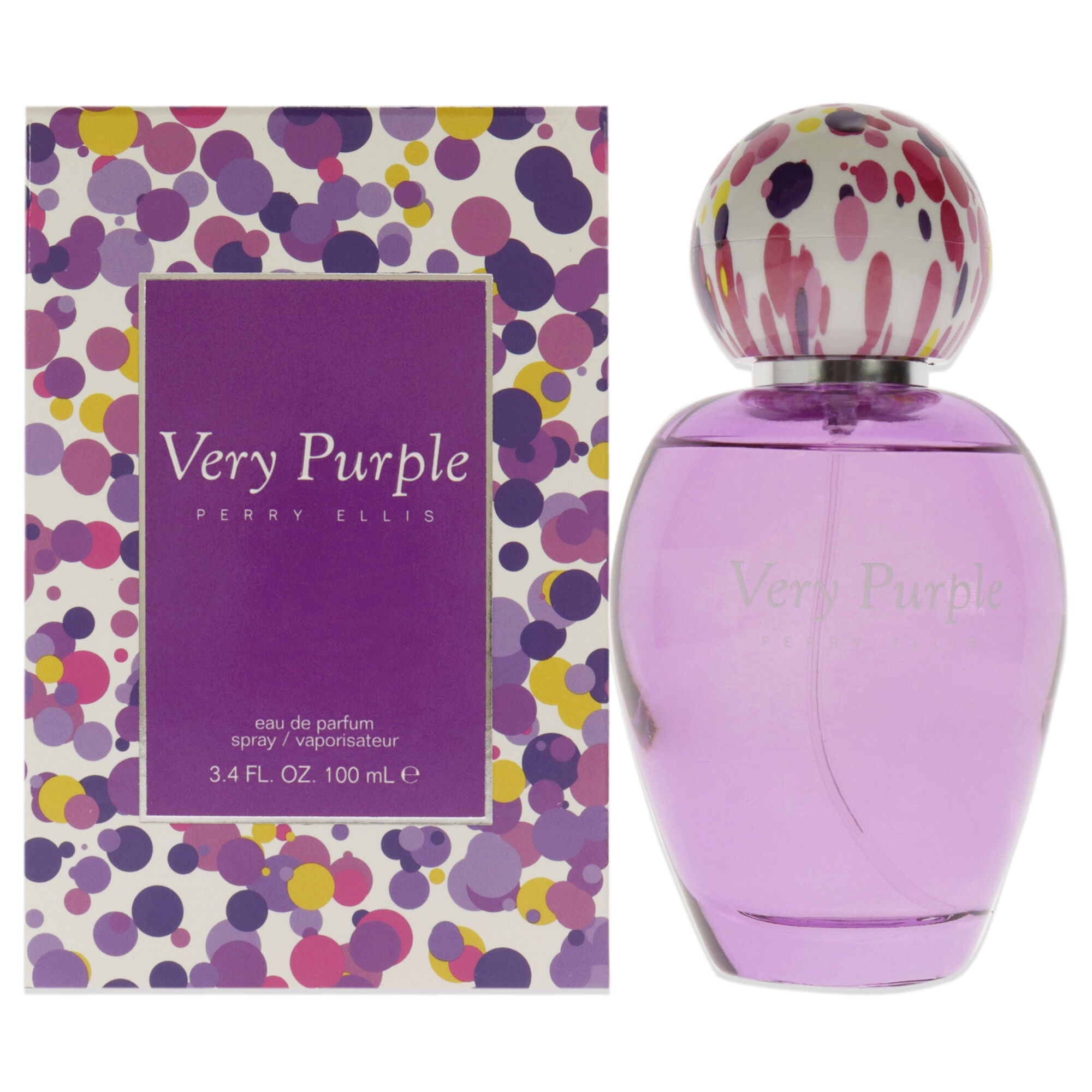 Very Purple by Perry Ellis for Women - 3.4 oz EDP Spray, See Description, hi-res image number 0