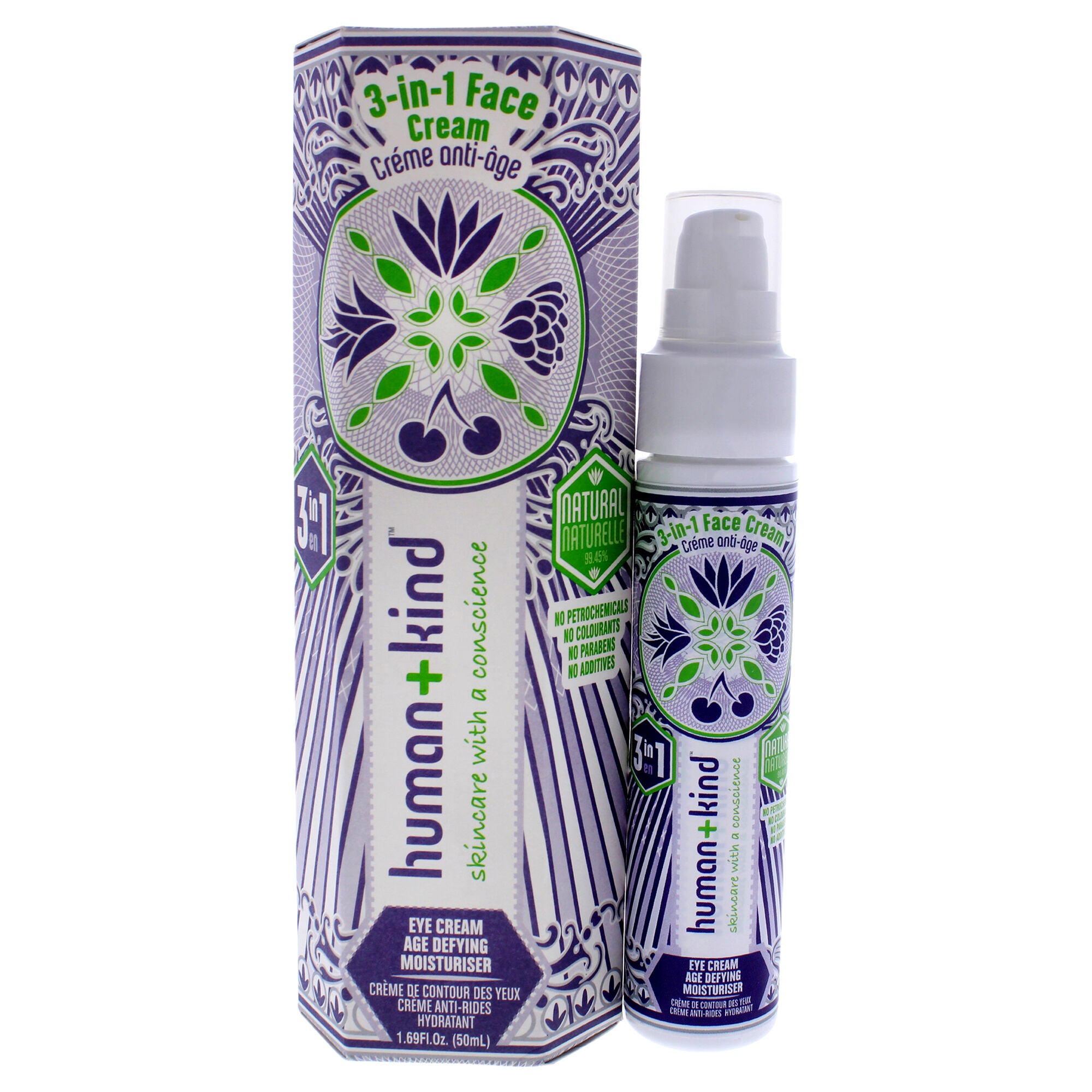 Age-Defying 3-In-1 Cream by Human+Kind for Unisex - 1.69 oz Cream, See Description, hi-res image number 0