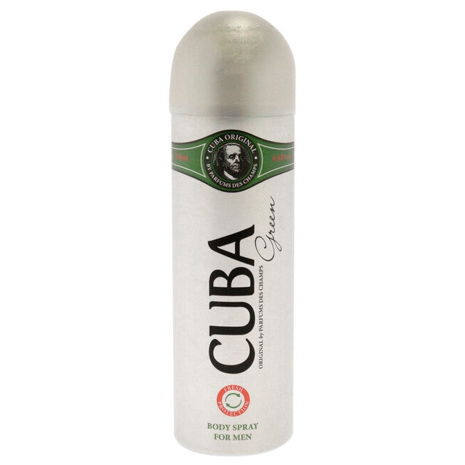 Cuba Green by Cuba for Men - 6.6 oz Body Spray, See Description, hi-res image number 0