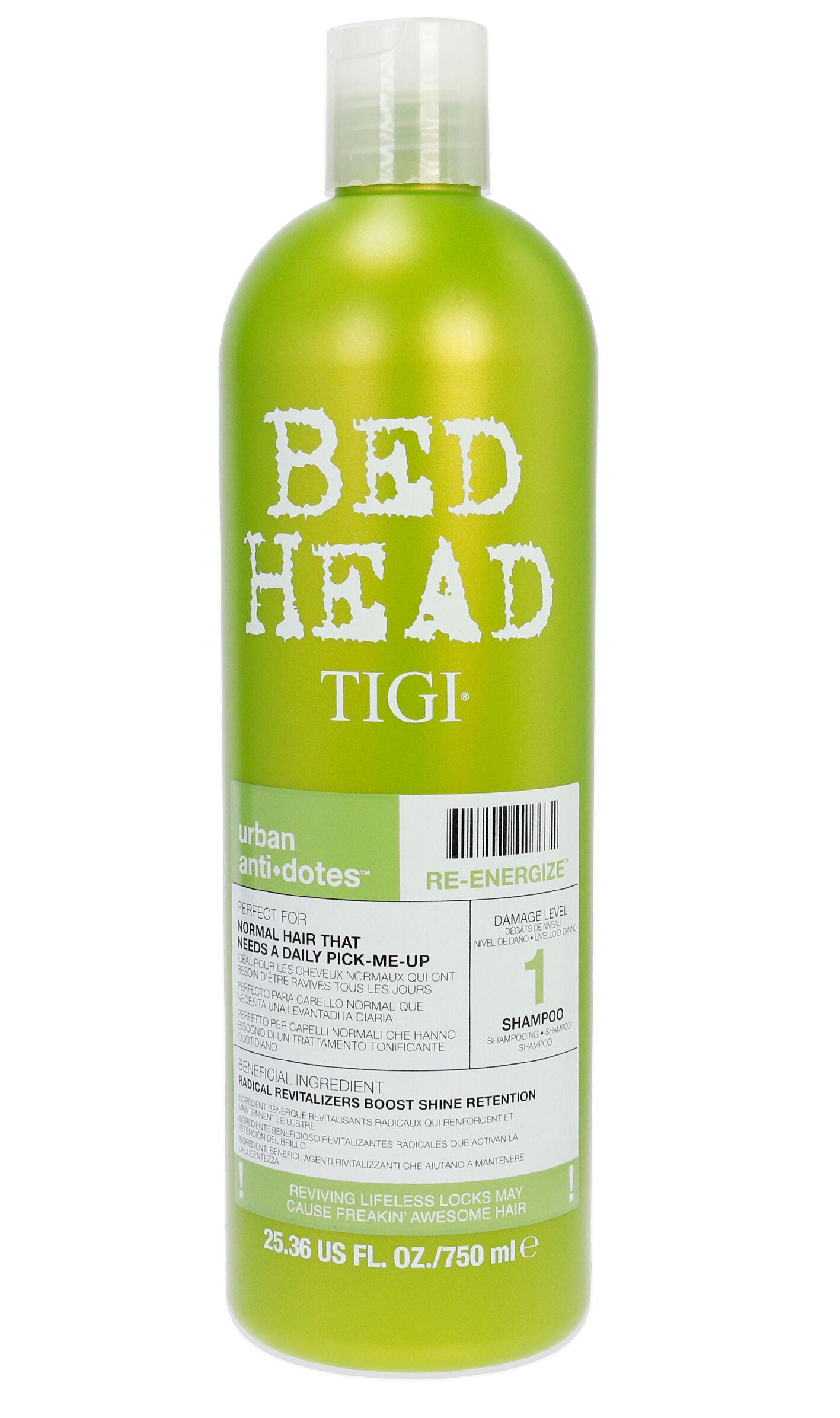 Bed Head Urban Antidotes Re-energize Shampoo by TIGI for Unisex - 25.36 oz Shampoo, , alternate image number 3