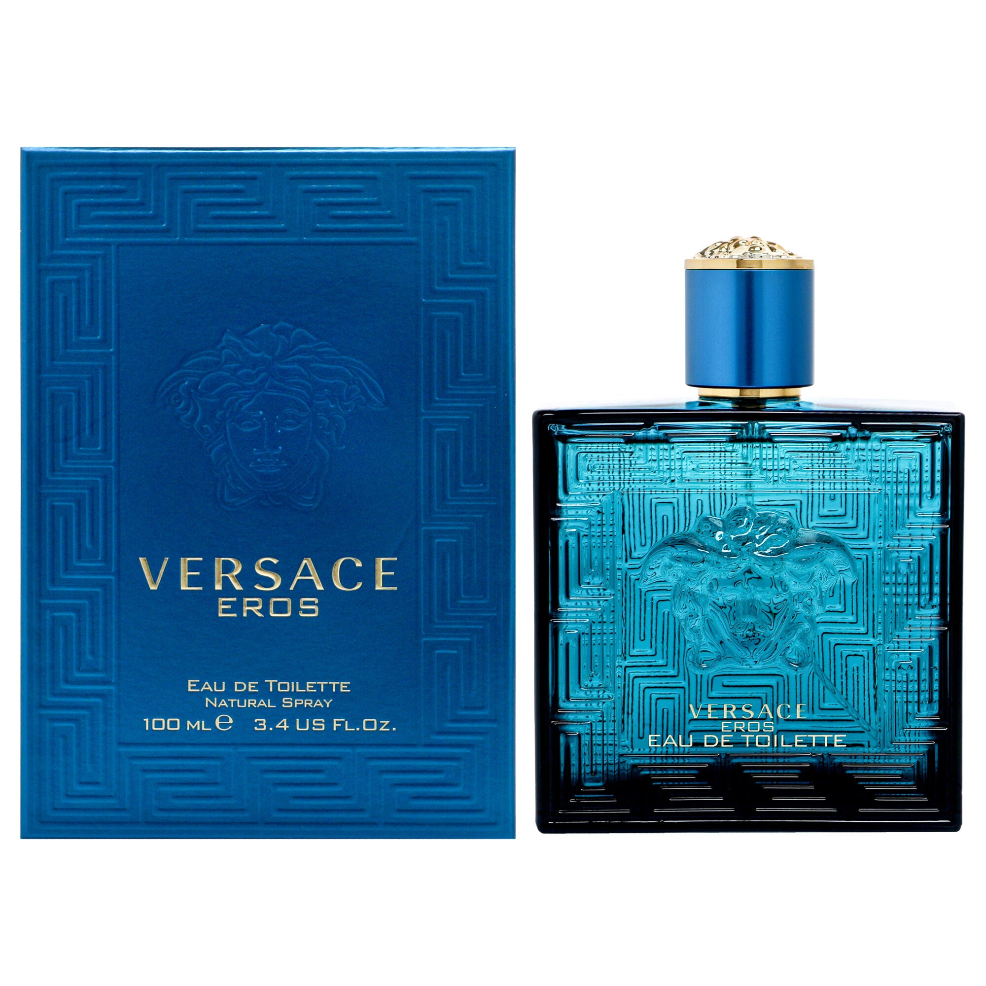 Versace Eros by Versace for Men - 3.4 oz EDT Spray, See Description, hi-res image number 0