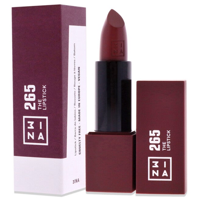 The Lipstick - 265 Purplish Brown by 3INA for Women - 0.16 oz Lipstick, NA, alternate image number null