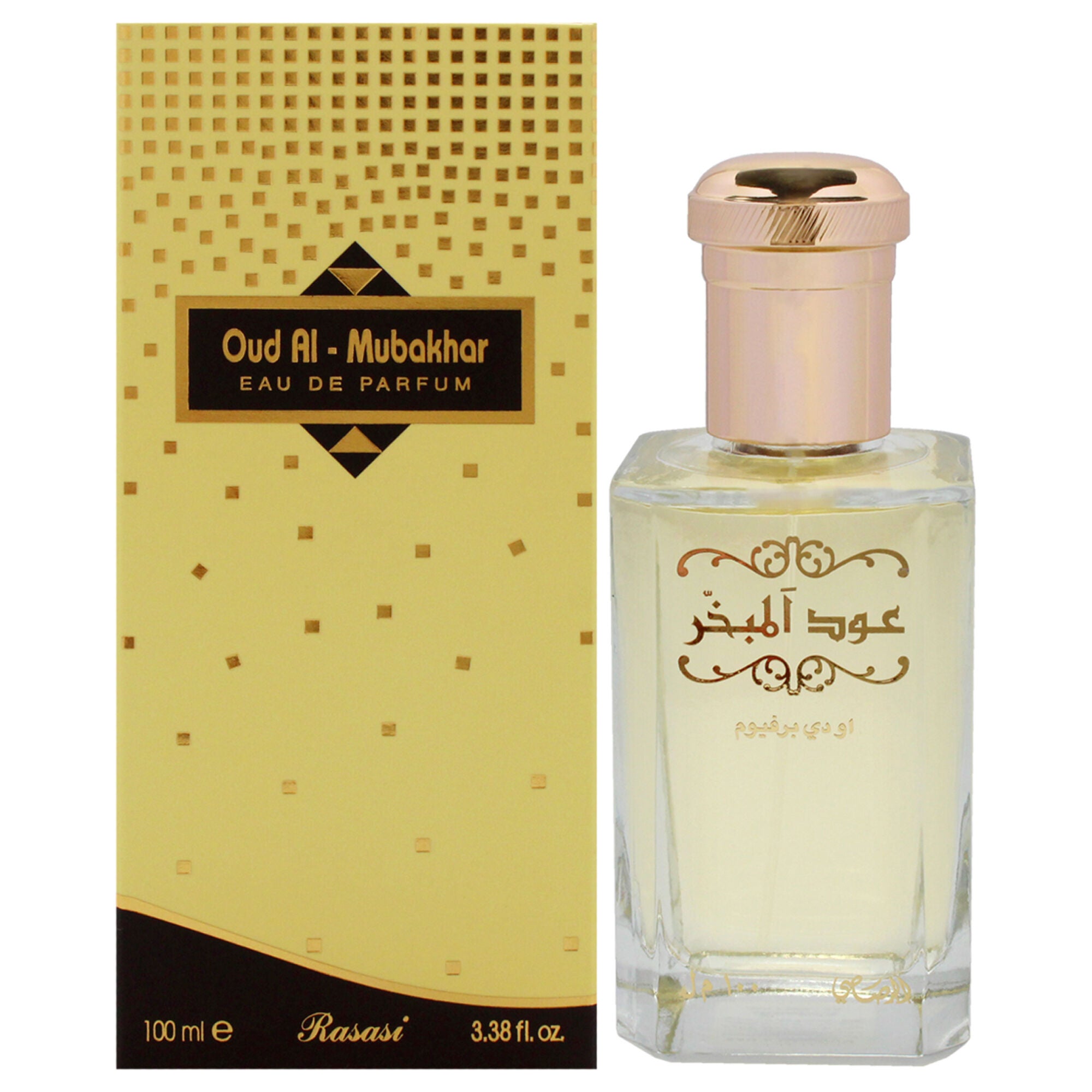 Oud Al Mubakhar by Rasasi for Men - 3.38 oz EDP Spray, See Description, hi-res image number 0