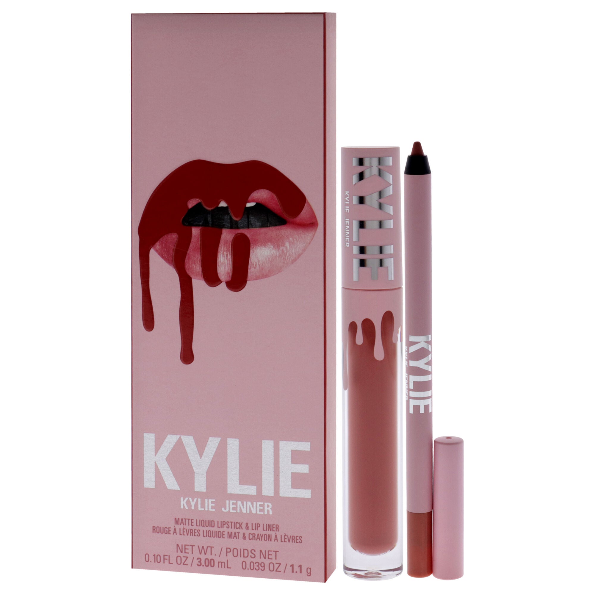 Matte Lip Kit - 801 Queen by Kylie Cosmetics for Women - 2 Pc 0.10oz Matte Liquid Lipstick, 0.039oz Lip Liner, , alternate image number 8