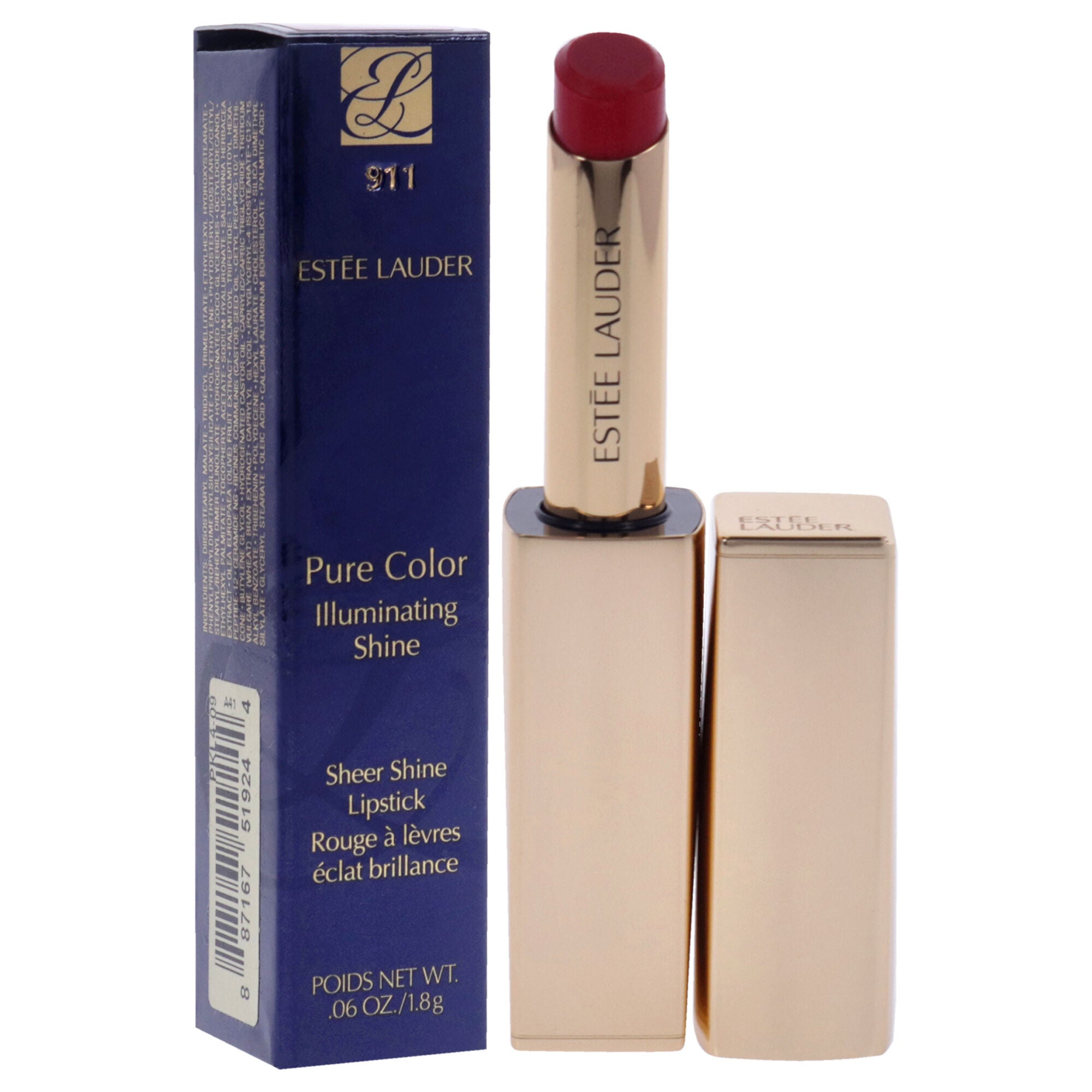 Pure Color Illuminating Shine Lipstick - 911 Little Legend by Estee Lauder for Women - 0.06 oz Lipstick, , alternate image number 7