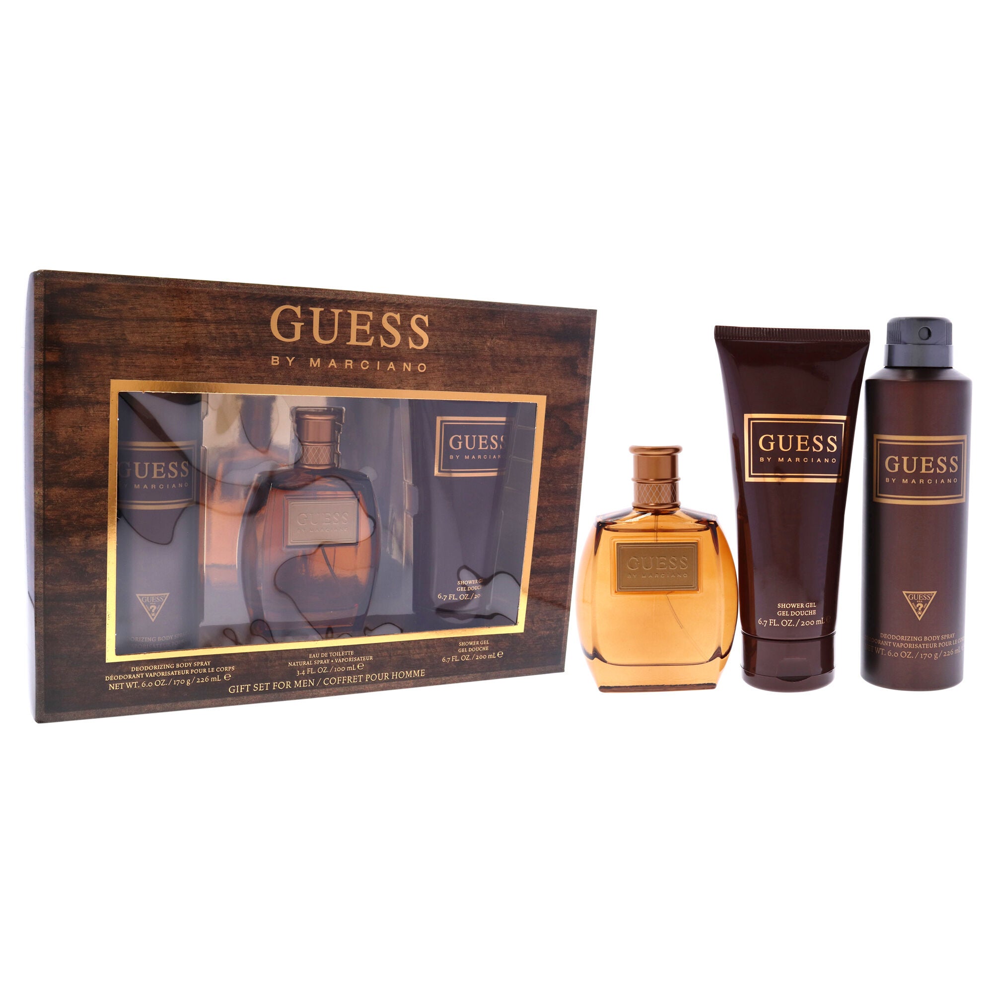 Guess by Marciano by Guess for Men - 3 Pc Gift Set 3.4oz EDT Spray, 6.7oz Shower Gel, 6.0oz Deodorizing Body Spray, , alternate image number 7
