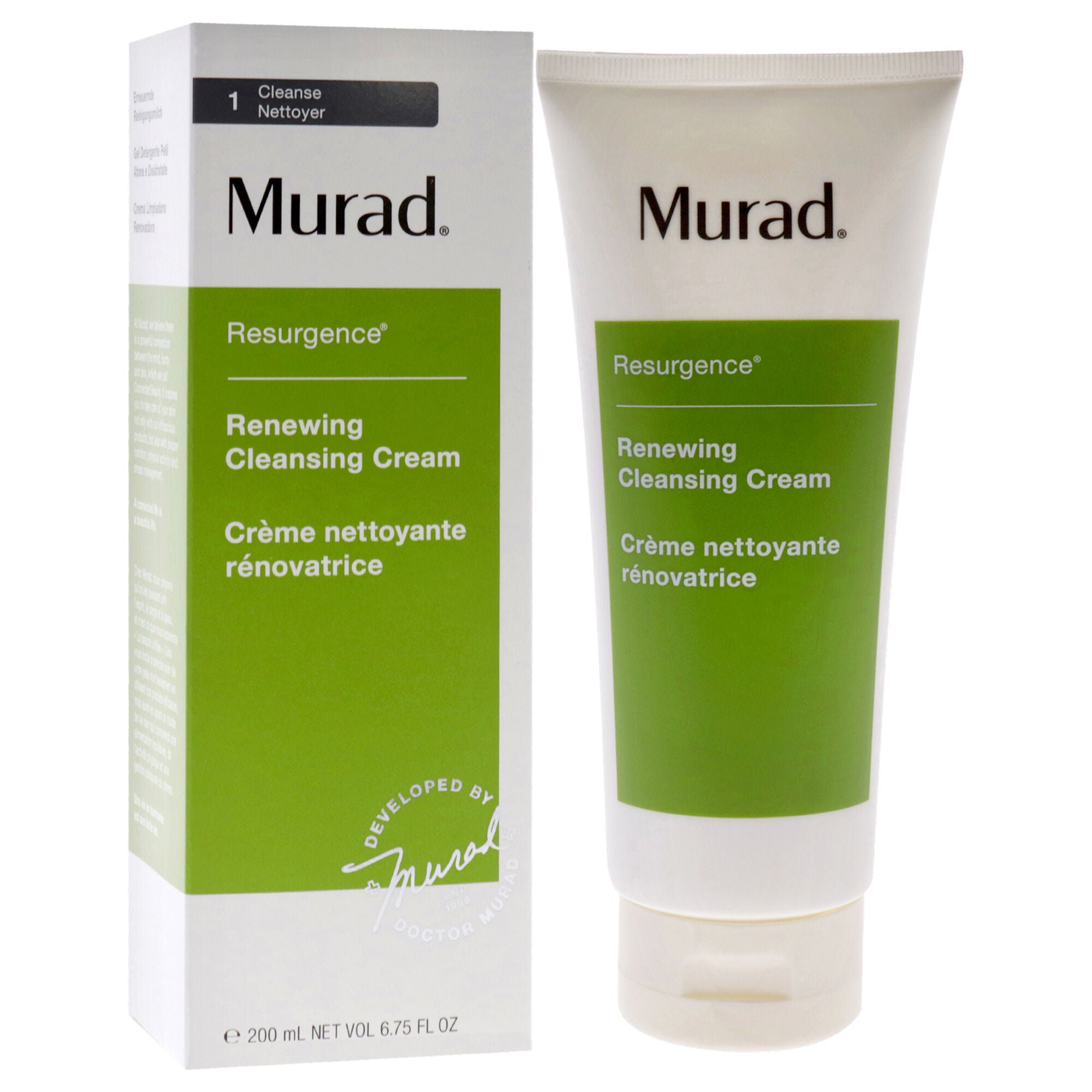 Renewing Cleansing Cream by Murad for Unisex - 6.75 oz Cleanser, See Description, alternate image number 1