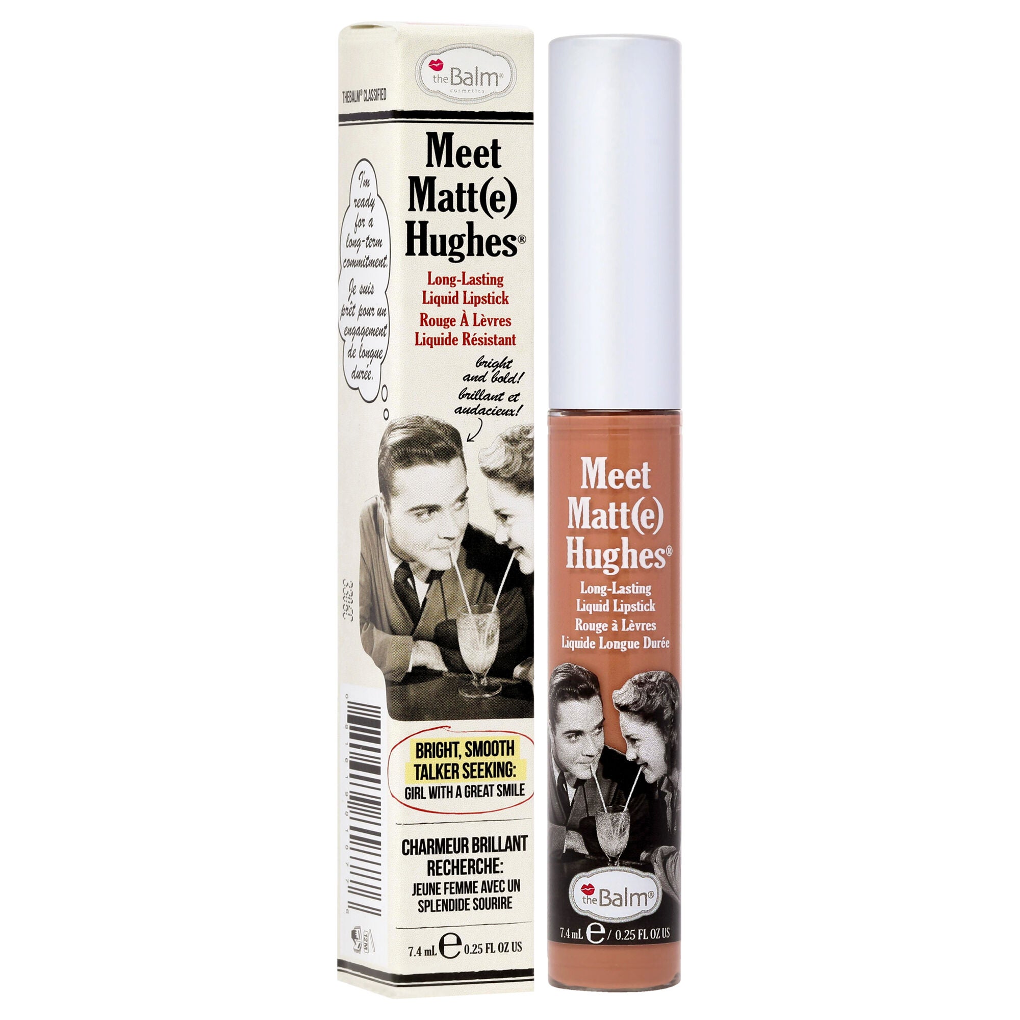 Meet Matte Hughes Long Lasting Liquid Lipstick - Humble by the Balm for Women - 0.25 oz Lipstick, See Description, alternate image number 2