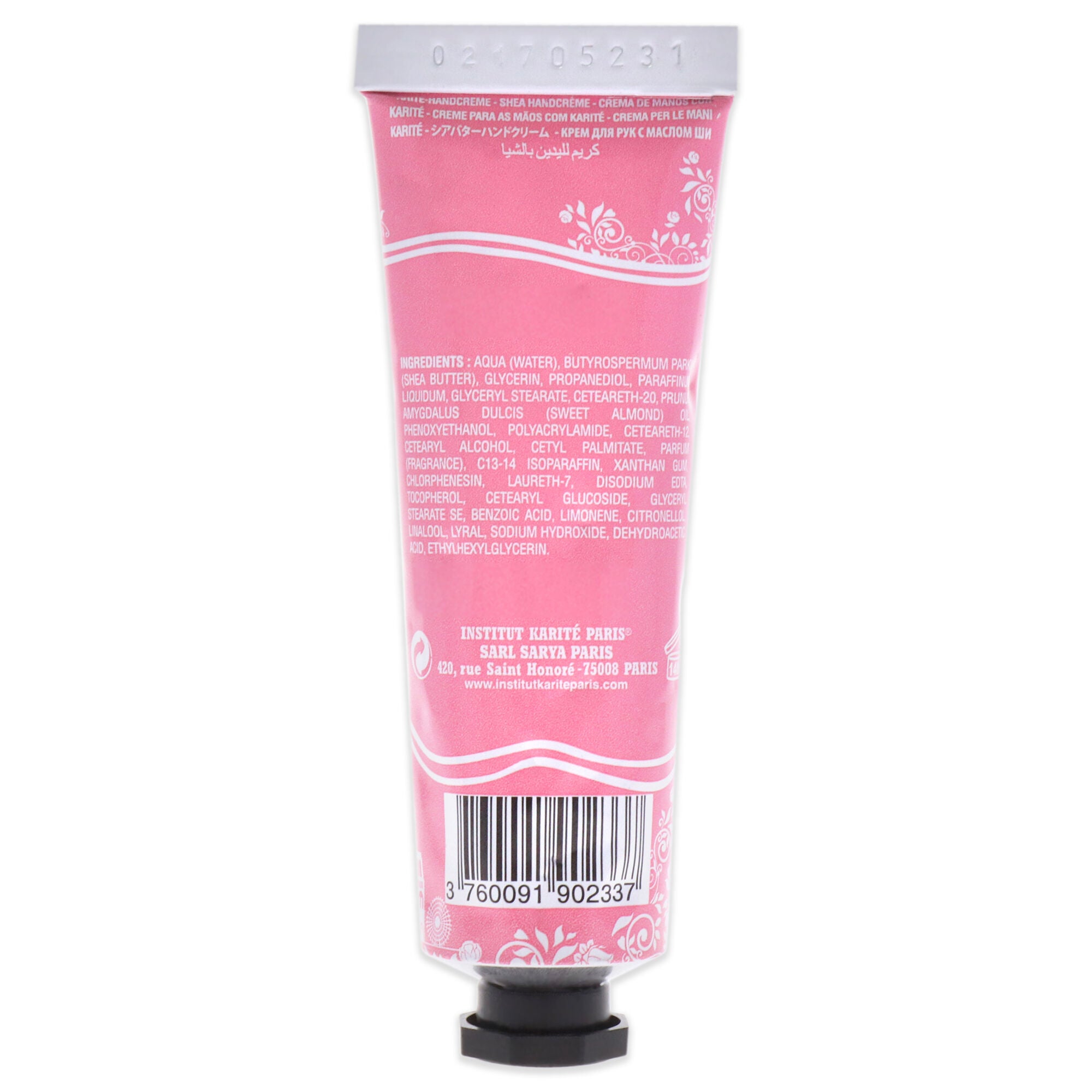 Paris Shea Hand Cream So In Love - Rose by Institut Karite for Unisex - 1 oz Cream, See Description, alternate image number 2