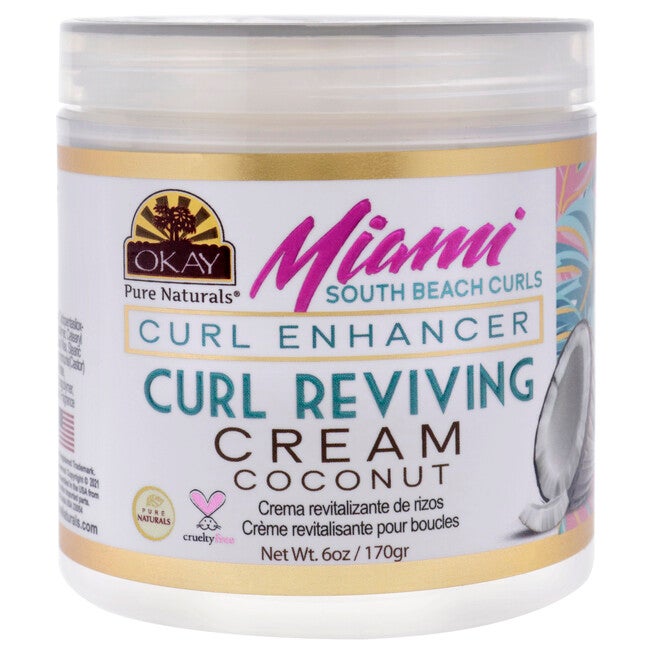 Miami South Beach Curls - Curl Enhancing by Okay for Women - 6 oz Cream, NA, hi-res image number null