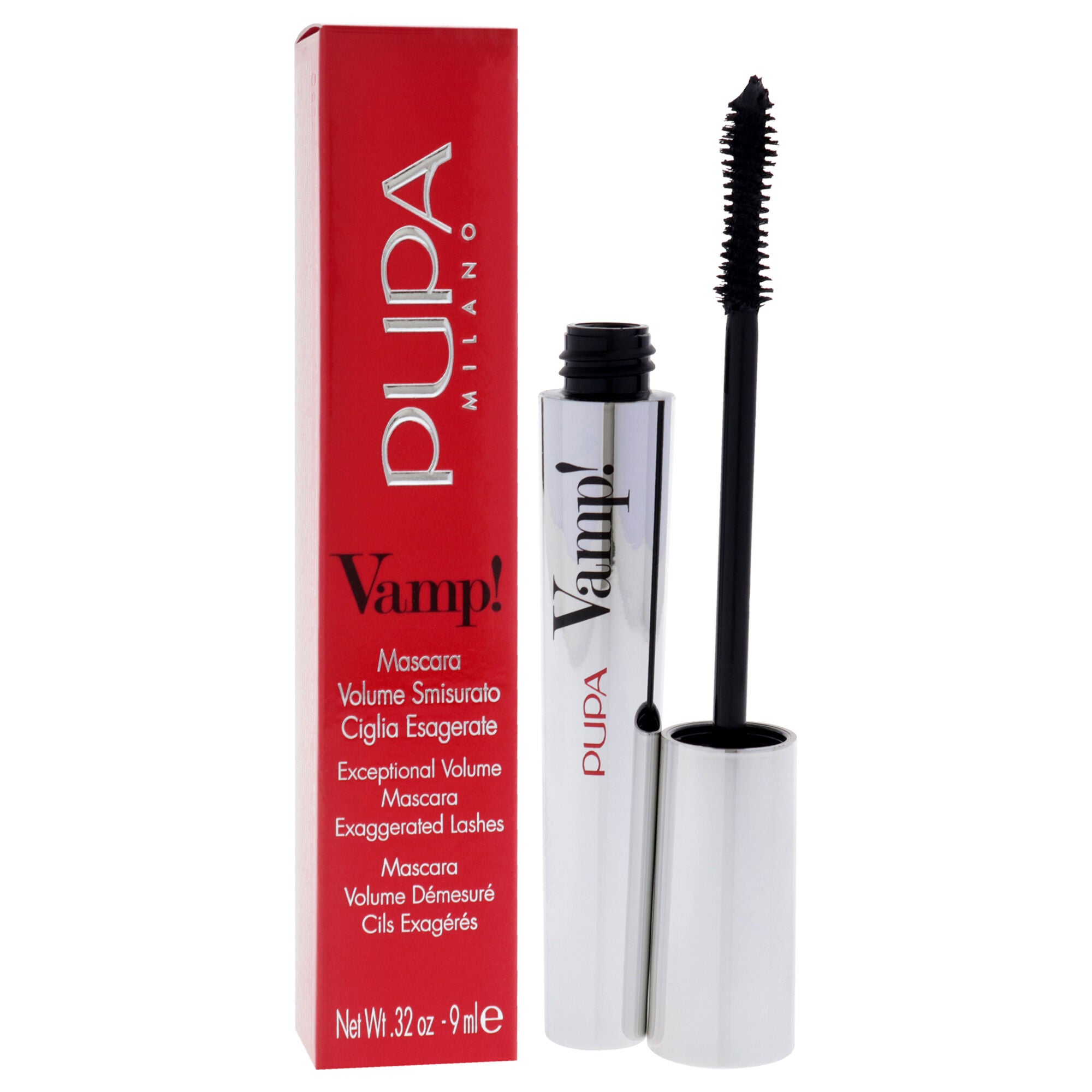 Vamp! Mascara - 100 Extra Black by Pupa Milano for Women - 0.32 oz Mascara, See Description, alternate image number 1