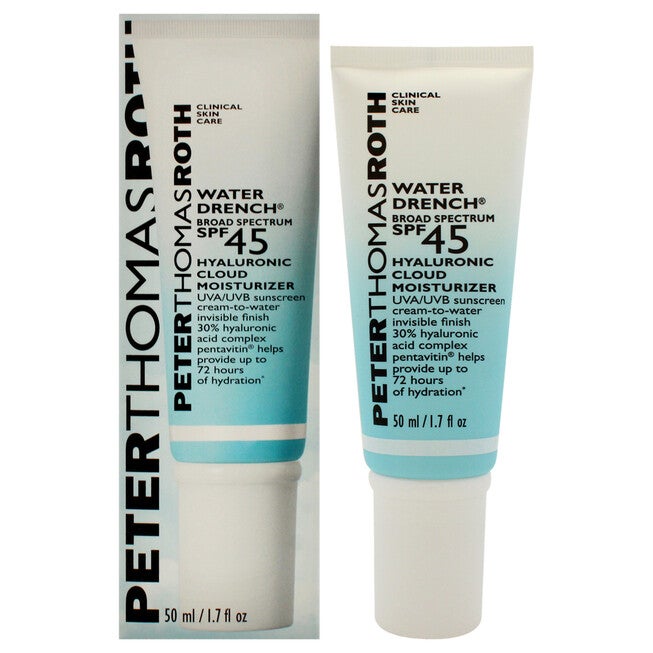 Water Drench Cloud Cream Moisturizer SPF 45 by Peter Thomas Roth for Unisex - 1.7 oz Cream, NA, hi-res image number null