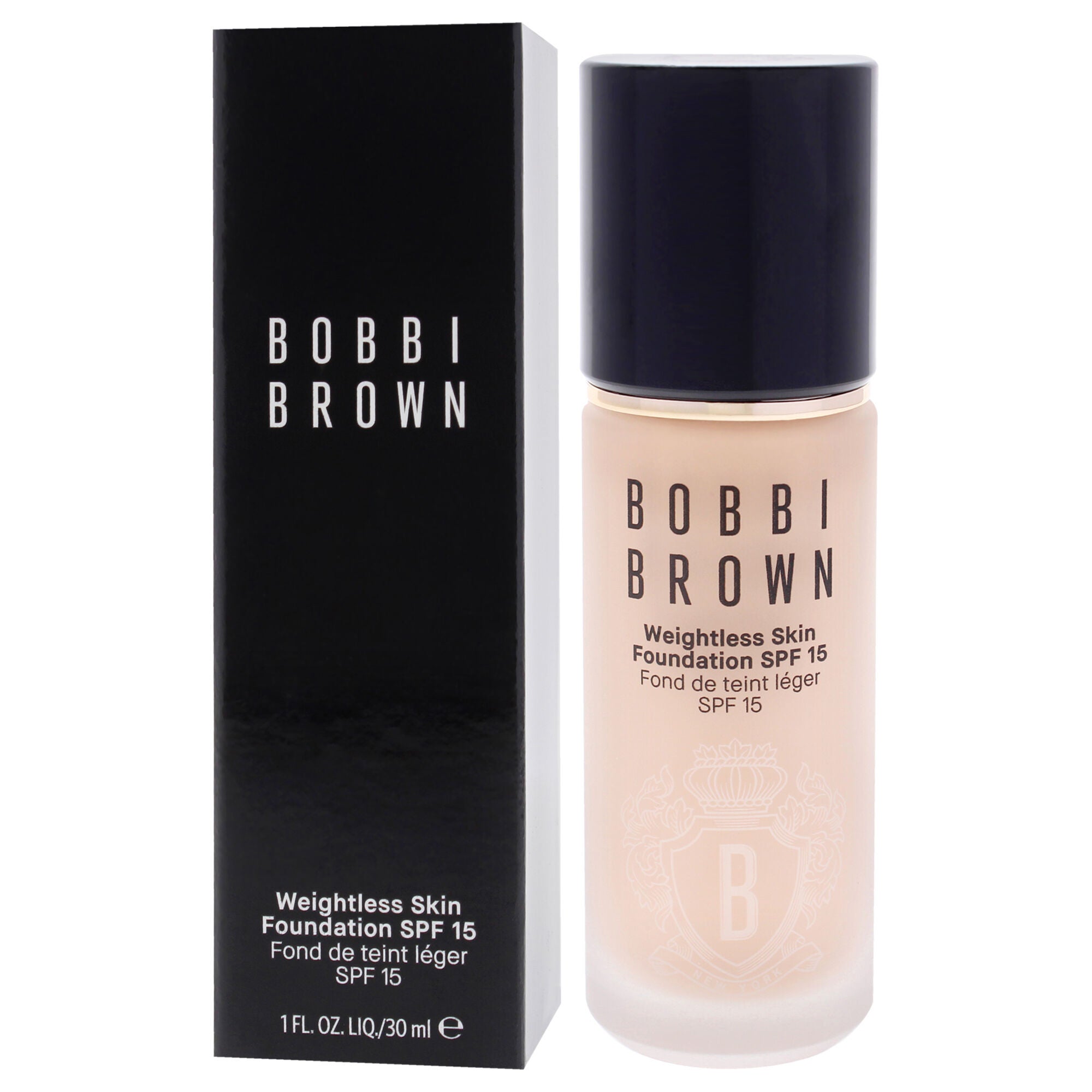 Skin Long-Wear Weightless Foundation SPF 15 - C-024 Ivory by Bobbi Brown for Women - 1 oz Foundation, Beige, alternate image number 3