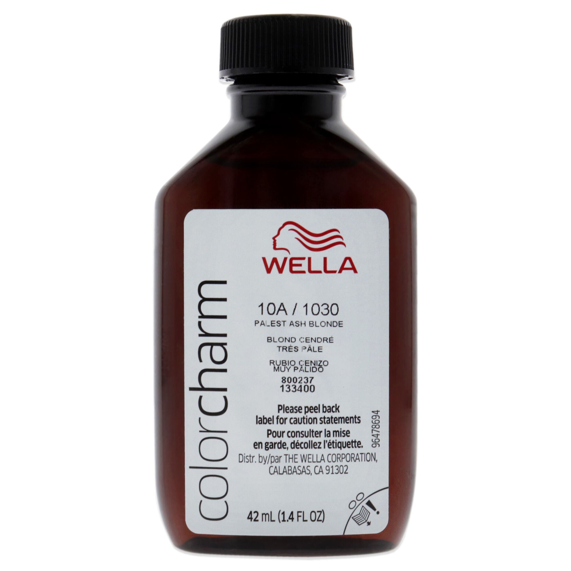 Color Charm Permanent Liquid Hair Color - 1030 10A Palest Ash Blonde by Wella for Unisex - 1.42 oz Hair Color, See Description, alternate image number 1