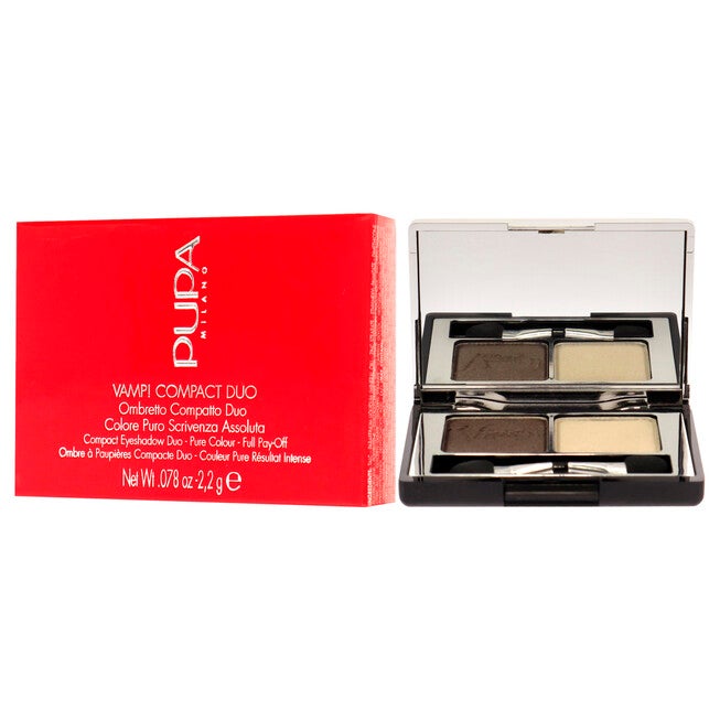 Vamp! Compact Duo Eyeshadow - 008 Cream Taupe by Pupa Milano for Women - 0.078 oz Eye Shadow, NA, alternate image number null