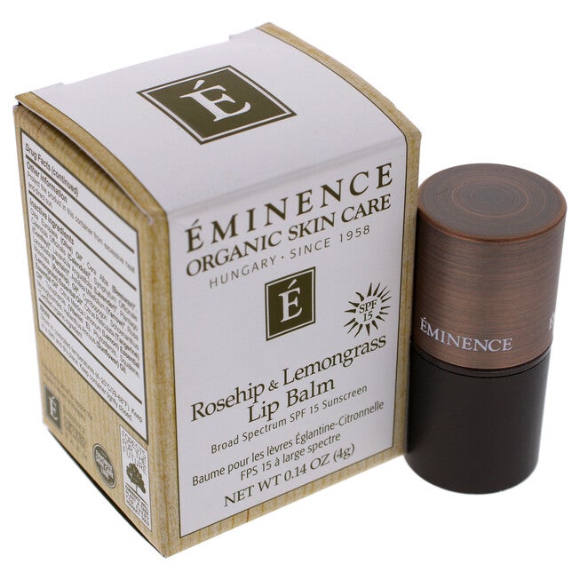 Rosehip and Lemongrass Lip Balm SPF 15 by Eminence for Unisex - 0.14 oz Lip Balm, NA, alternate image number null