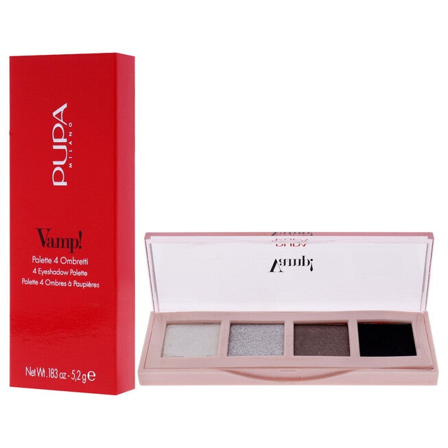 Vamp! 4 Eyeshadow Palette - 005 Intense Smoky by Pupa Milano for Women - 0.183 oz Eye Shadow, NA, alternate image number null