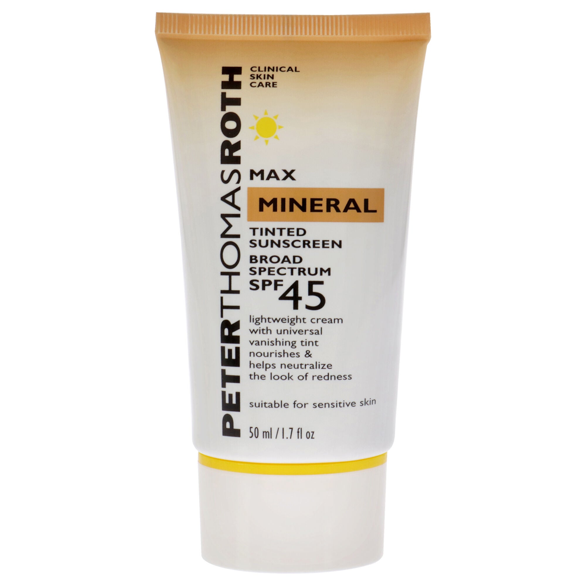Max Mineral Tinted Sunscreen SPF 45 by Peter Thomas Roth for Unisex - 1.7 oz Sunscreen, See Description, alternate image number 4