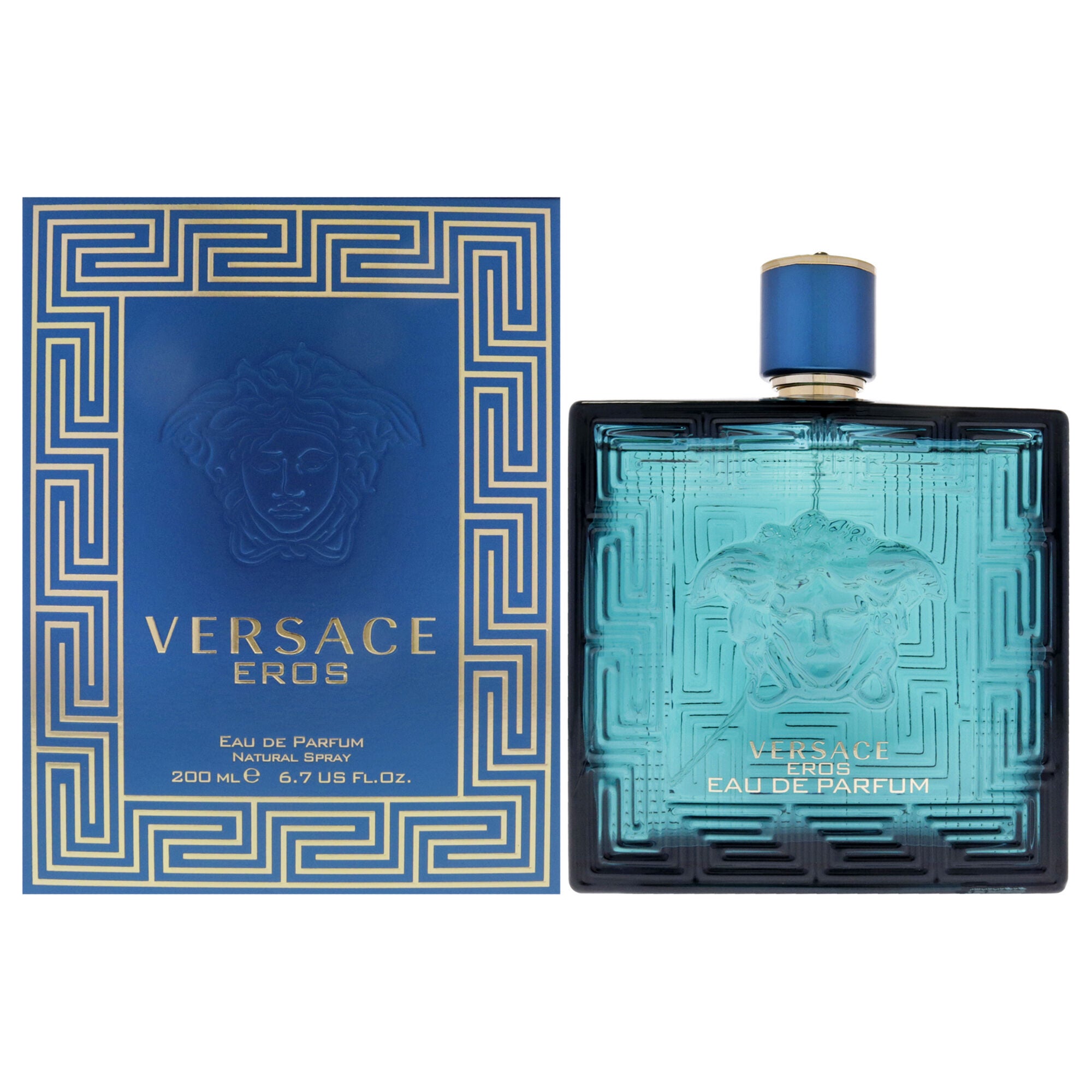 Versace Eros by Versace for Men - 6.7 oz EDP Spray, See Description, hi-res image number 0
