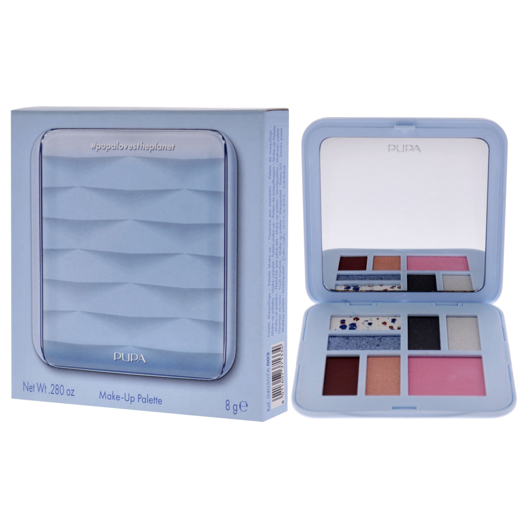Make-Up Palette - 002 Wave by Pupa Milano for Women - 0.280 oz Makeup, See Description, alternate image number 3