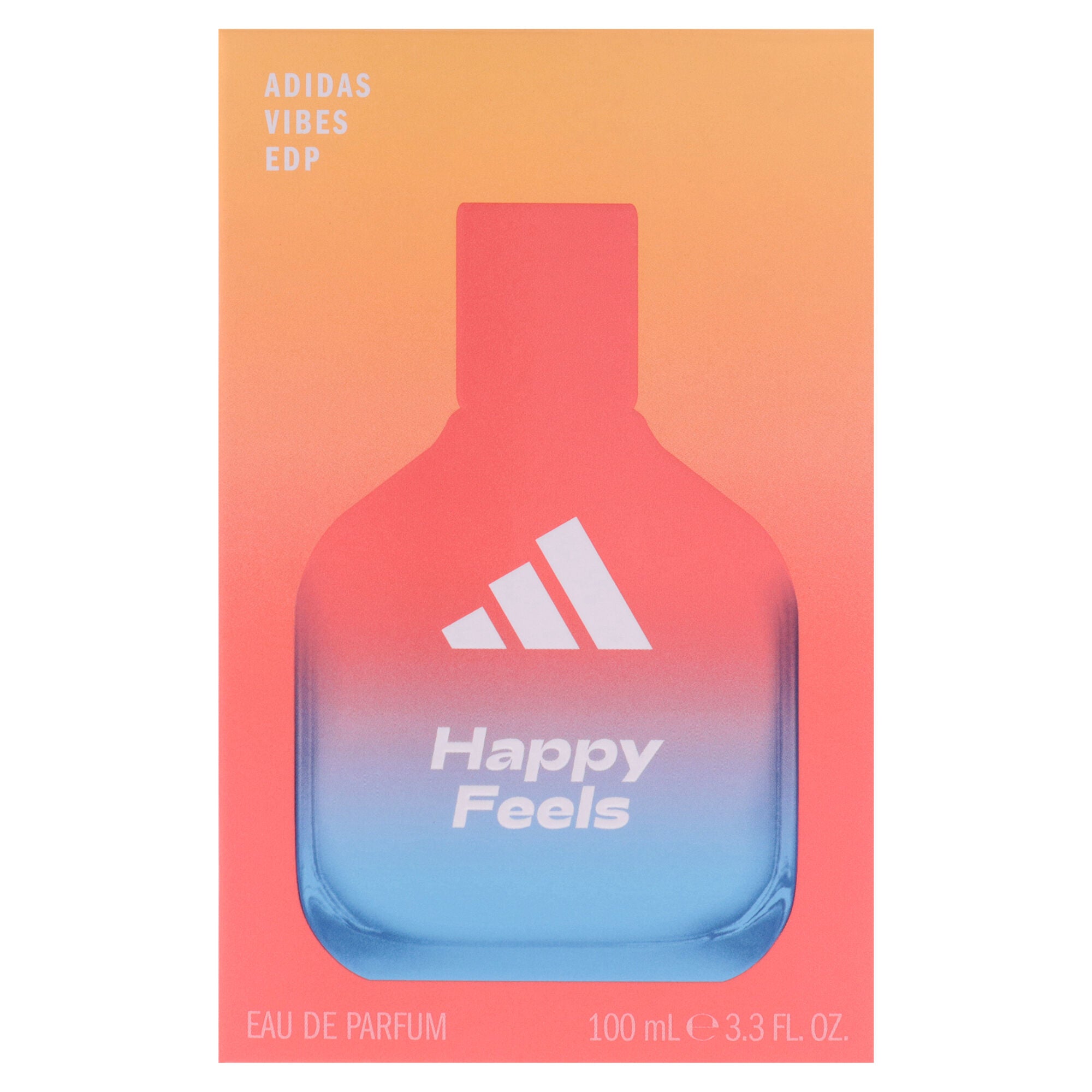 Adidas Vibes - Happy Feels by Adidas for Unisex - 3.3 oz EDP Spray, Clear, alternate image number 4